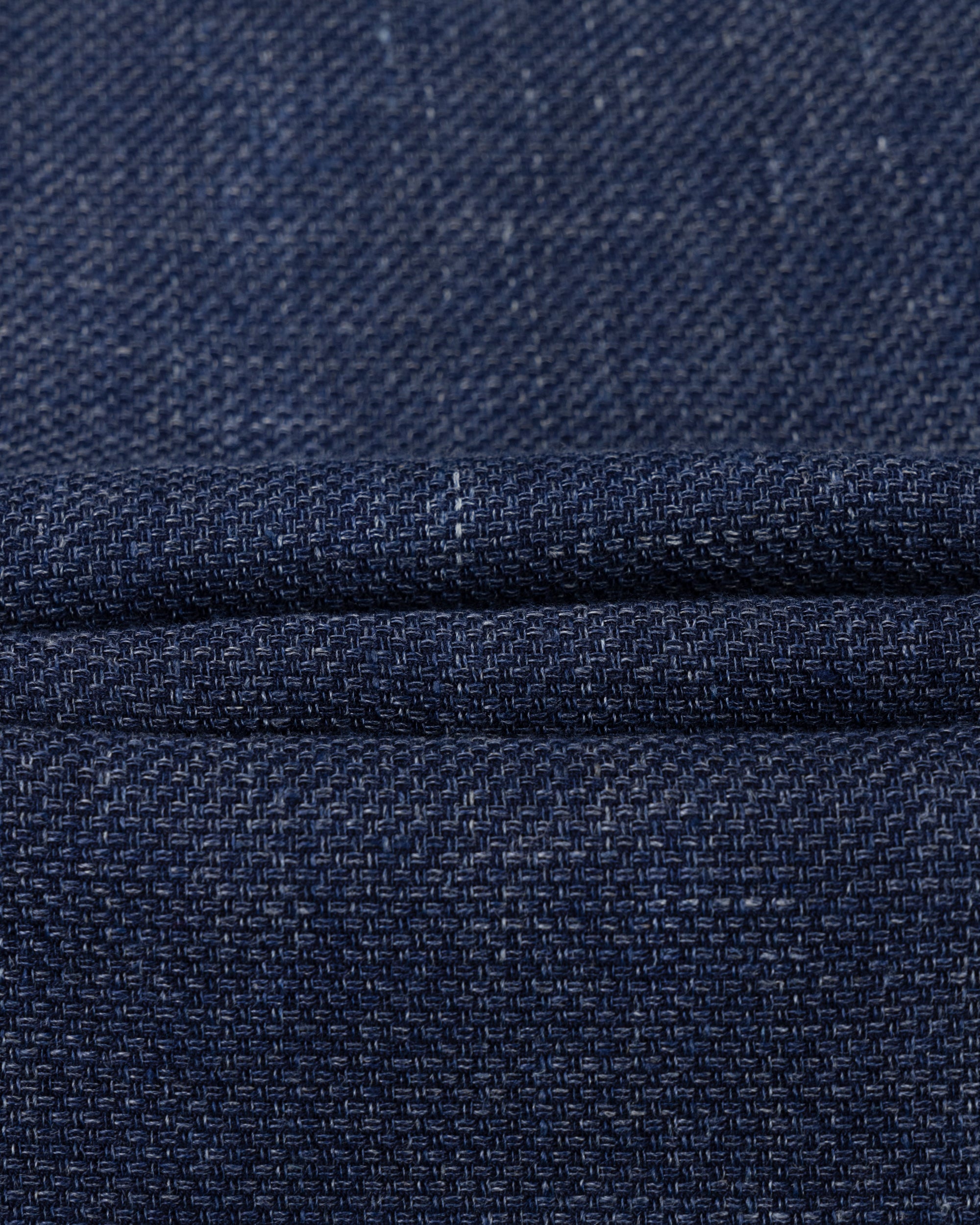 Sport Jacket - Dark Blue Linen Cotton