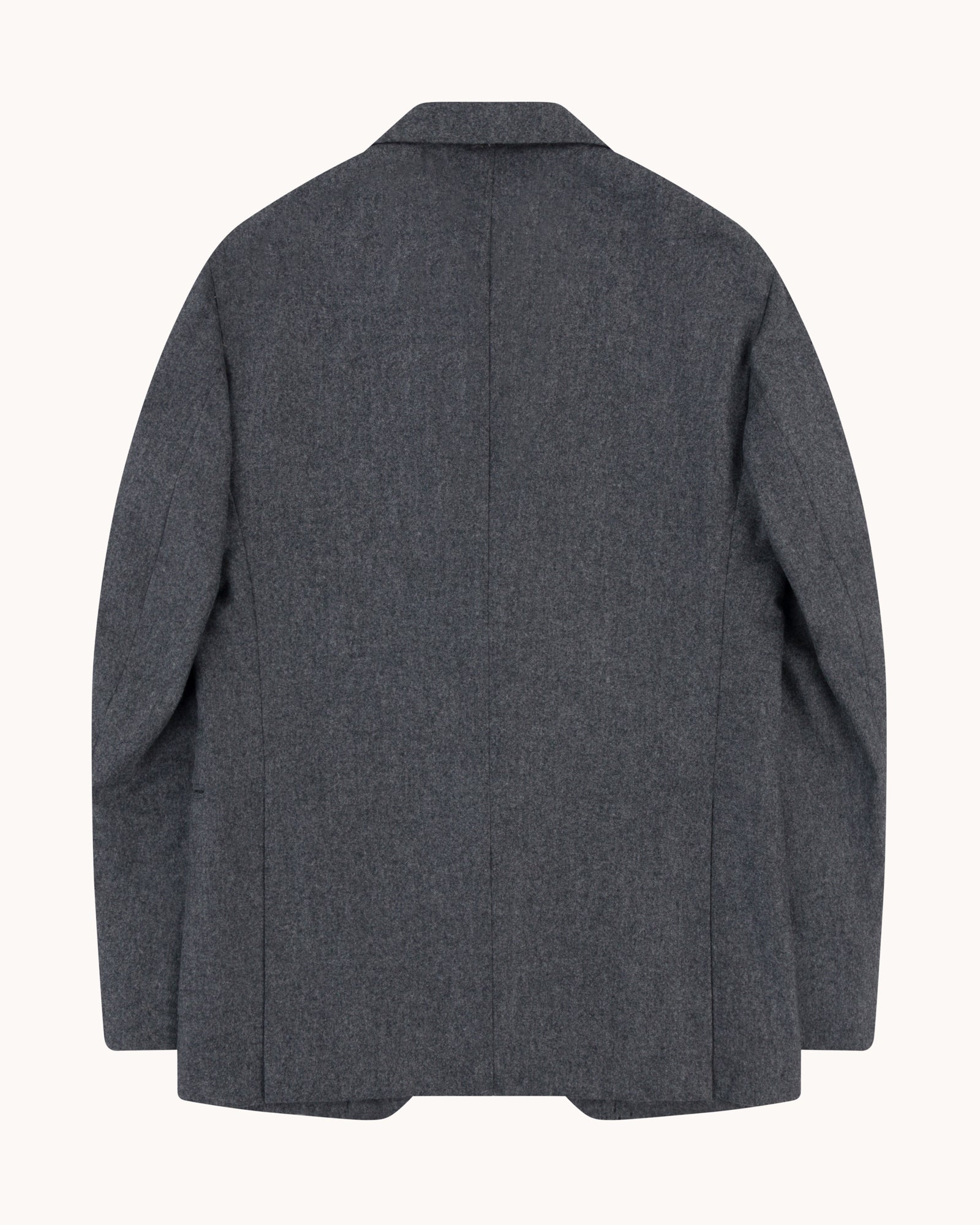 Sport Jacket - Mid Grey Woollen Flannel