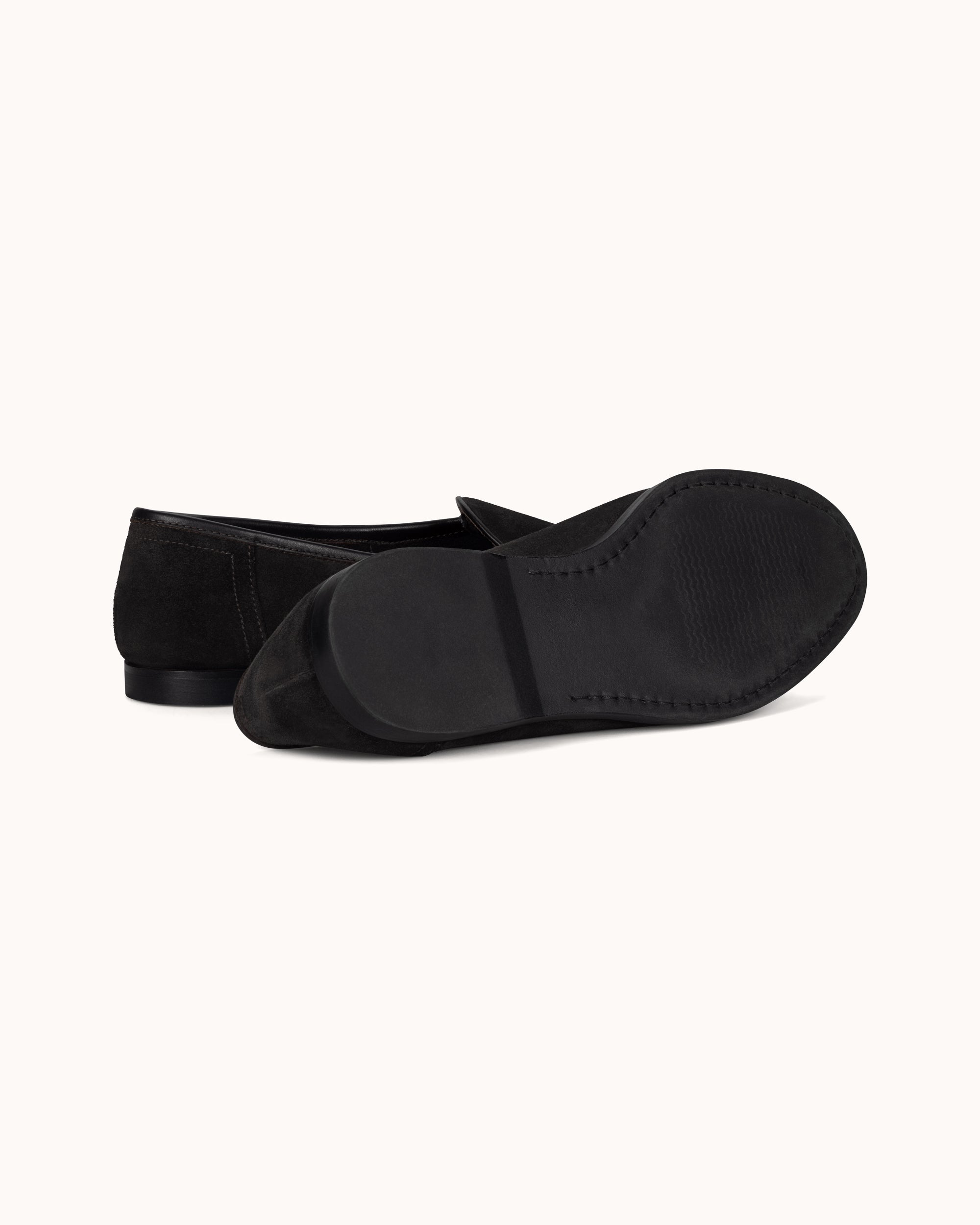 Natalino x CNES Belgian Loafer - Dark Brown Suede