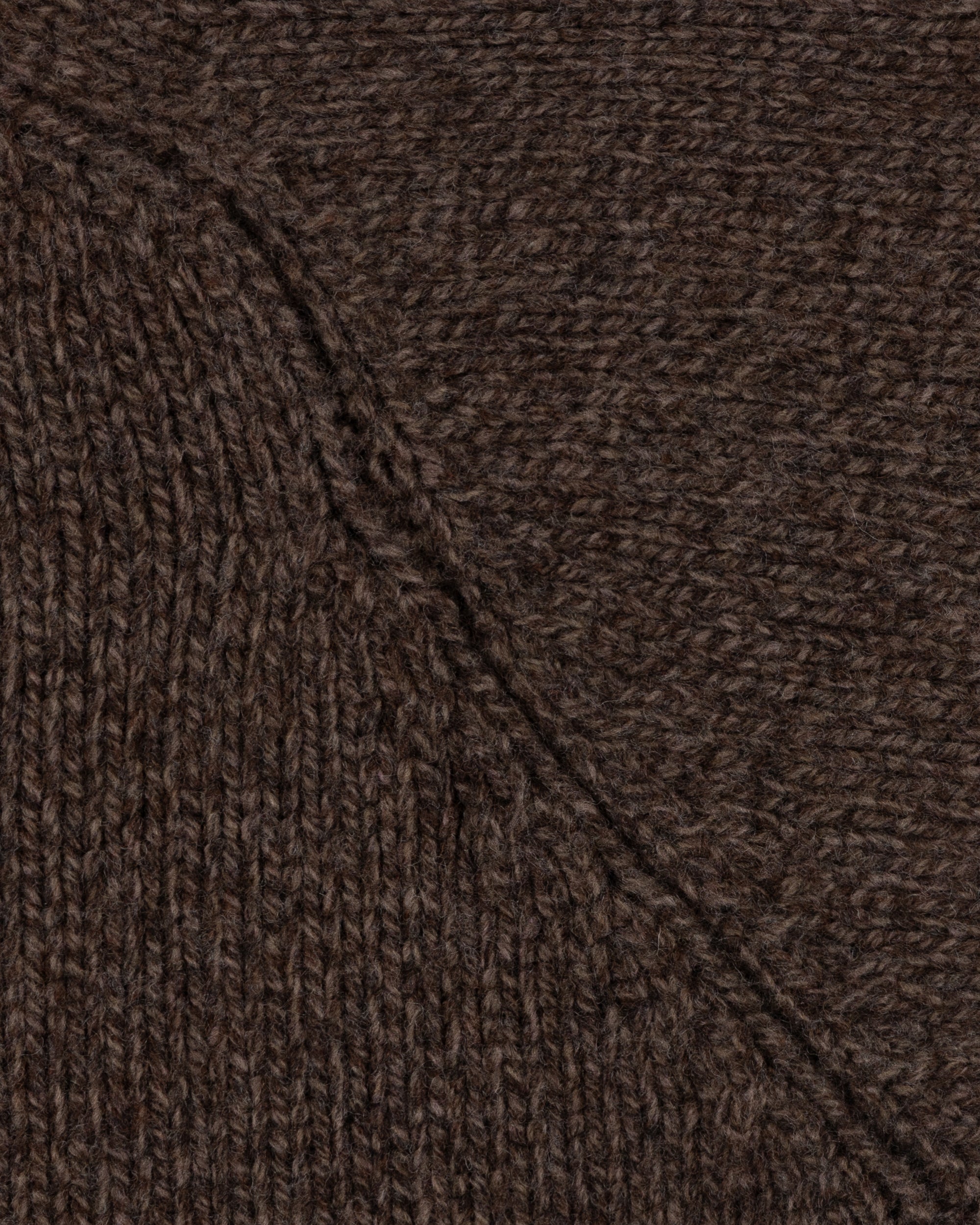 Funnel Neck Sweater - Brown