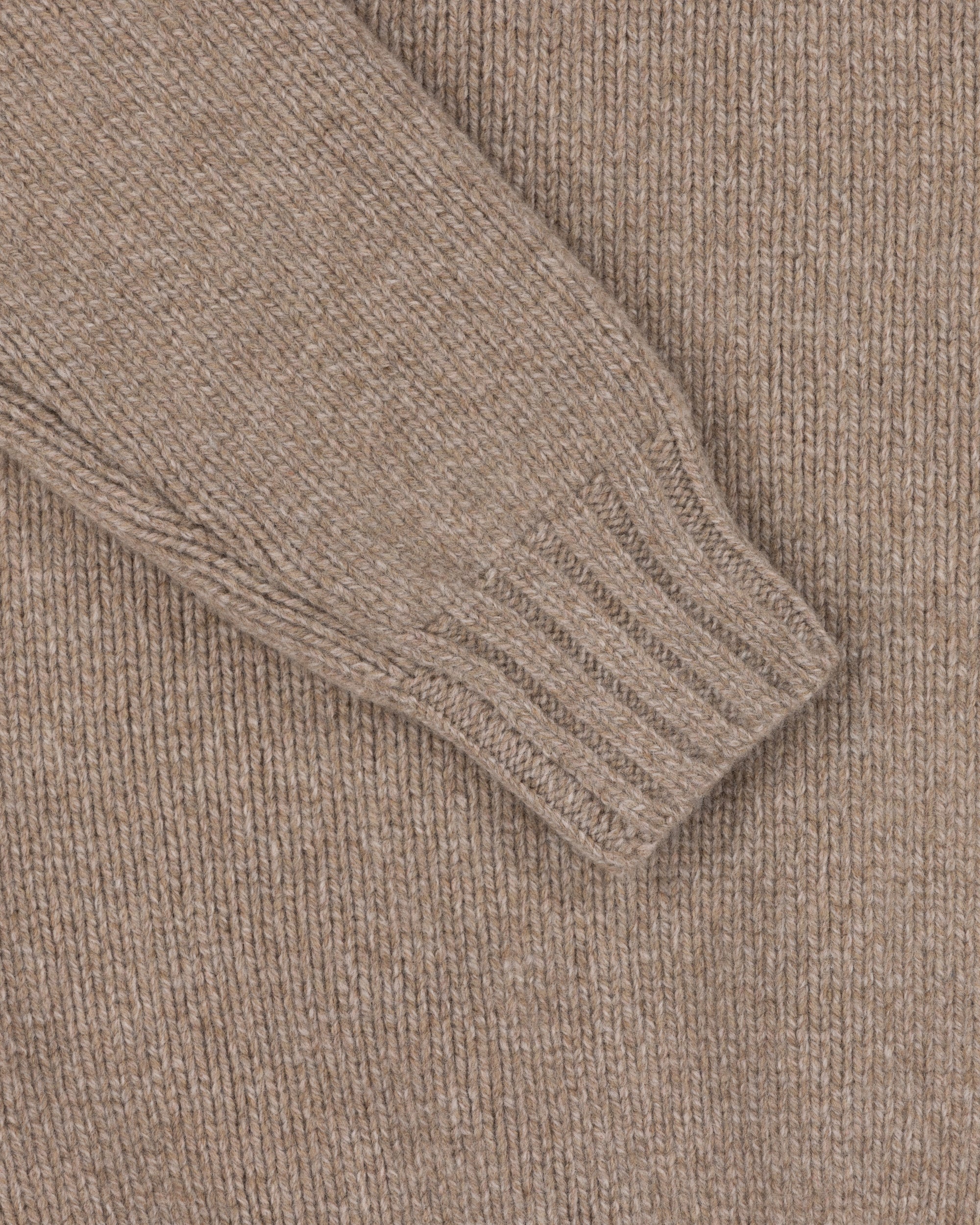 Funnel Neck Sweater - Oatmeal
