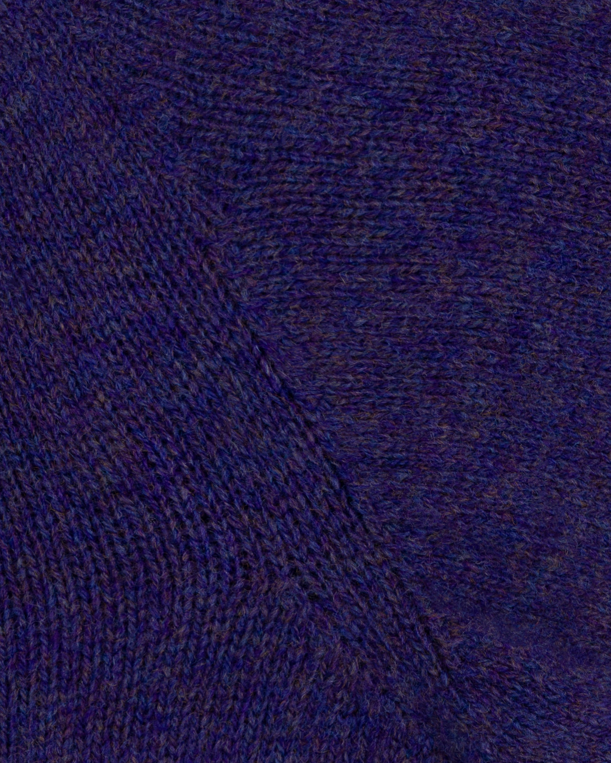 Shetland Wool Crew Neck Sweater - Iris