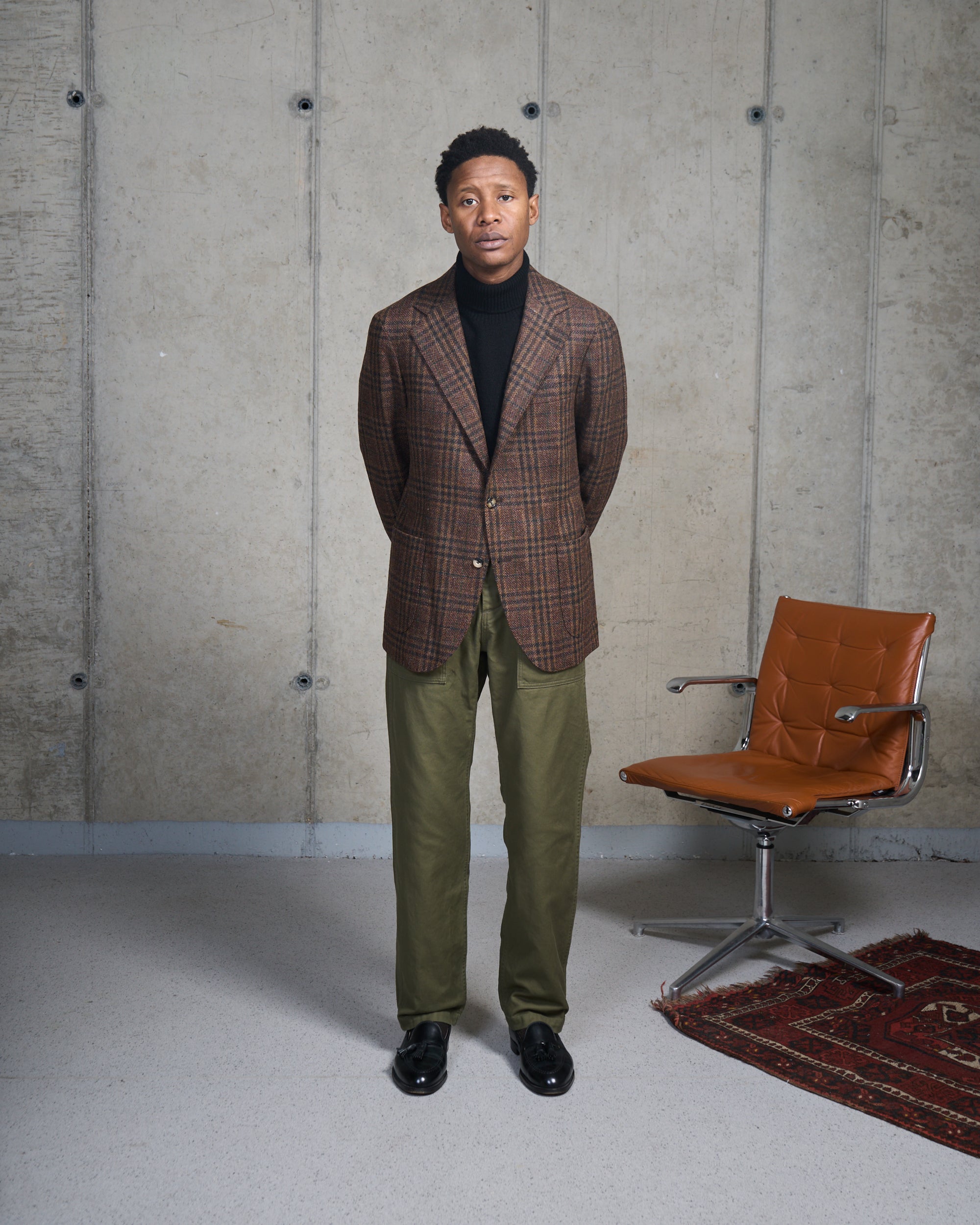 Sport Jacket - Bronze Glen Check Wool