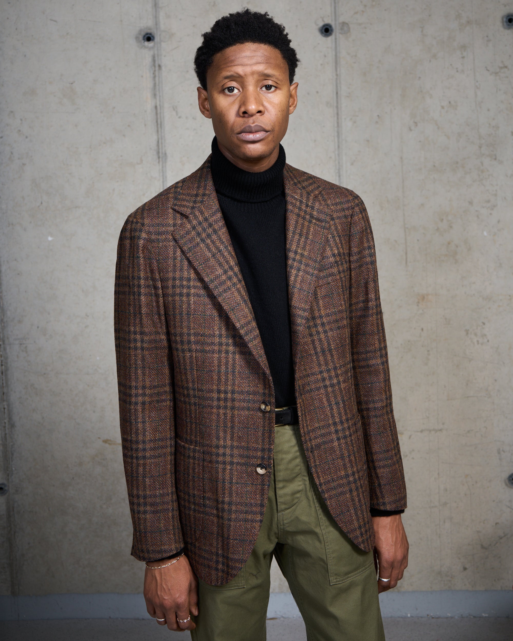 Sport Jacket - Bronze Glen Check Wool