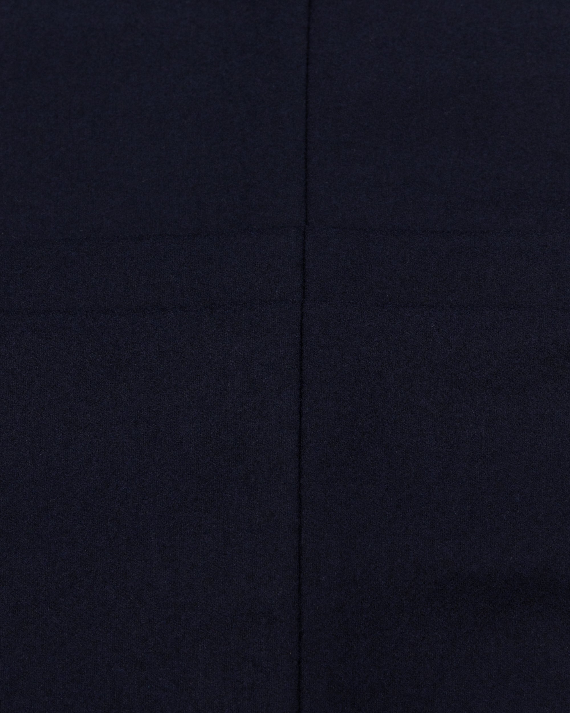 Flat Front Trouser - Navy Woollen Flannel