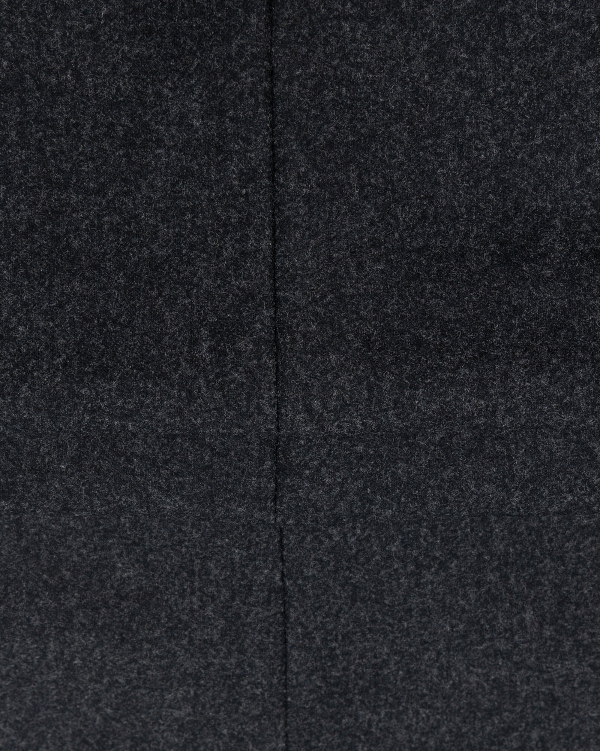 Relaxed Pleated Trouser - Charcoal Grey Woollen Flannel