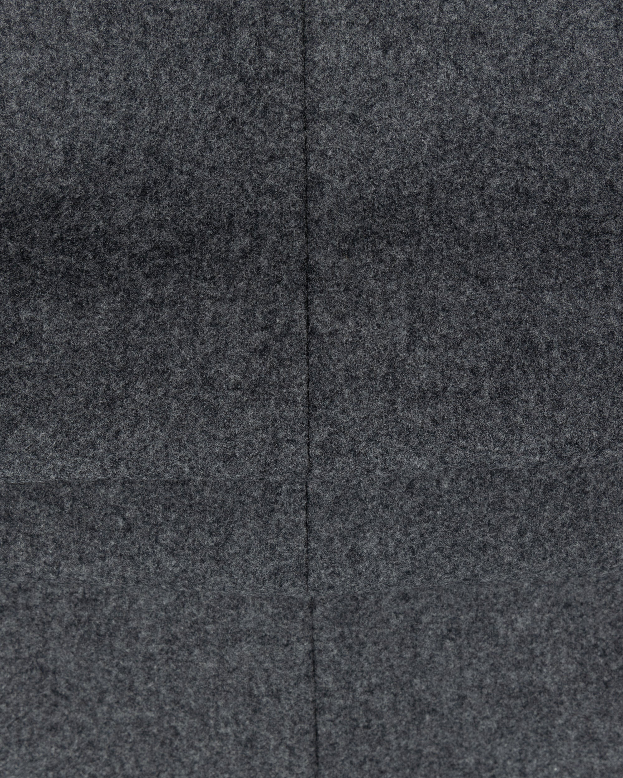 Relaxed Pleated Trouser - Mid Grey Woollen Flannel