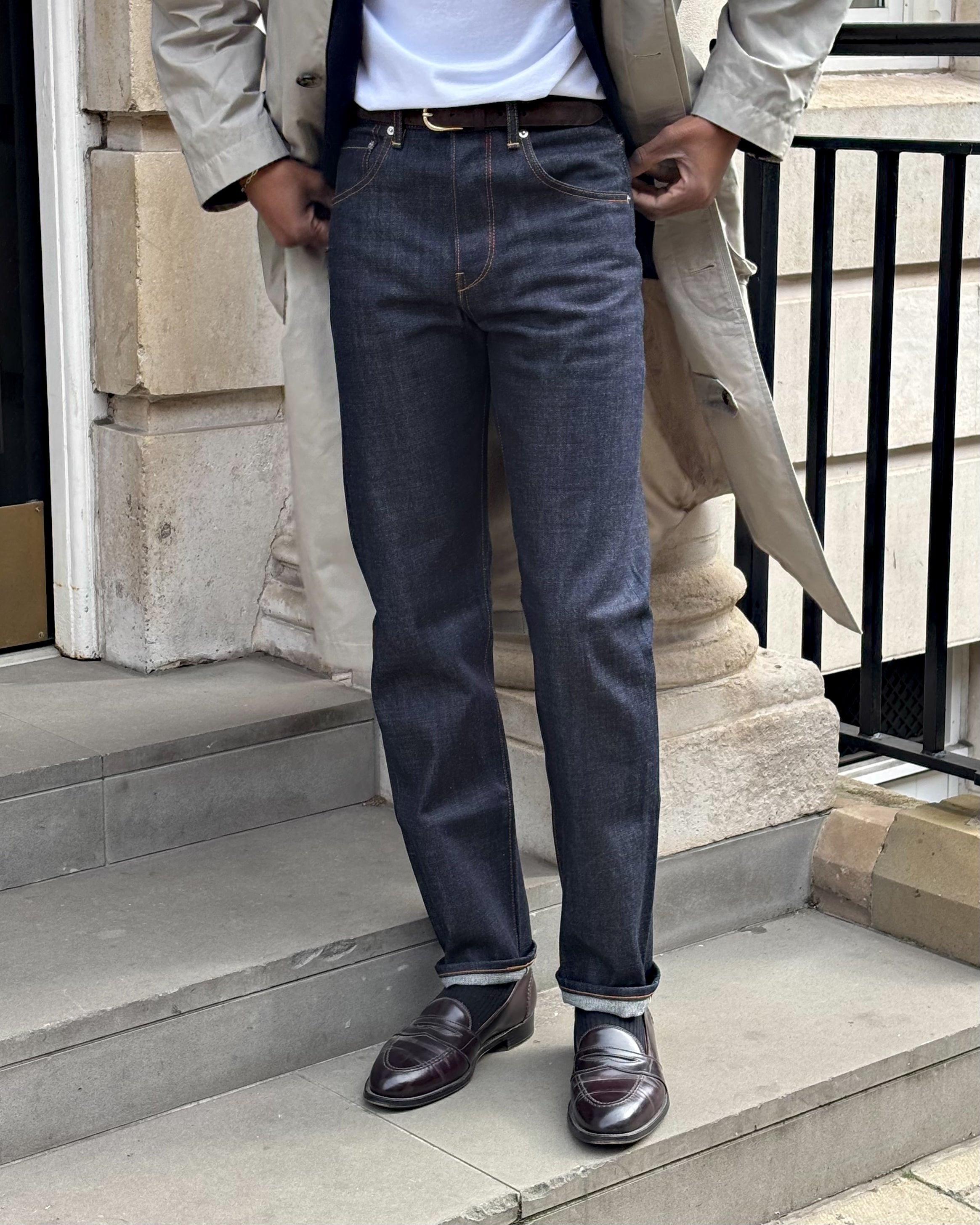 Straight Leg Japanese Selvedge Denim - Raw