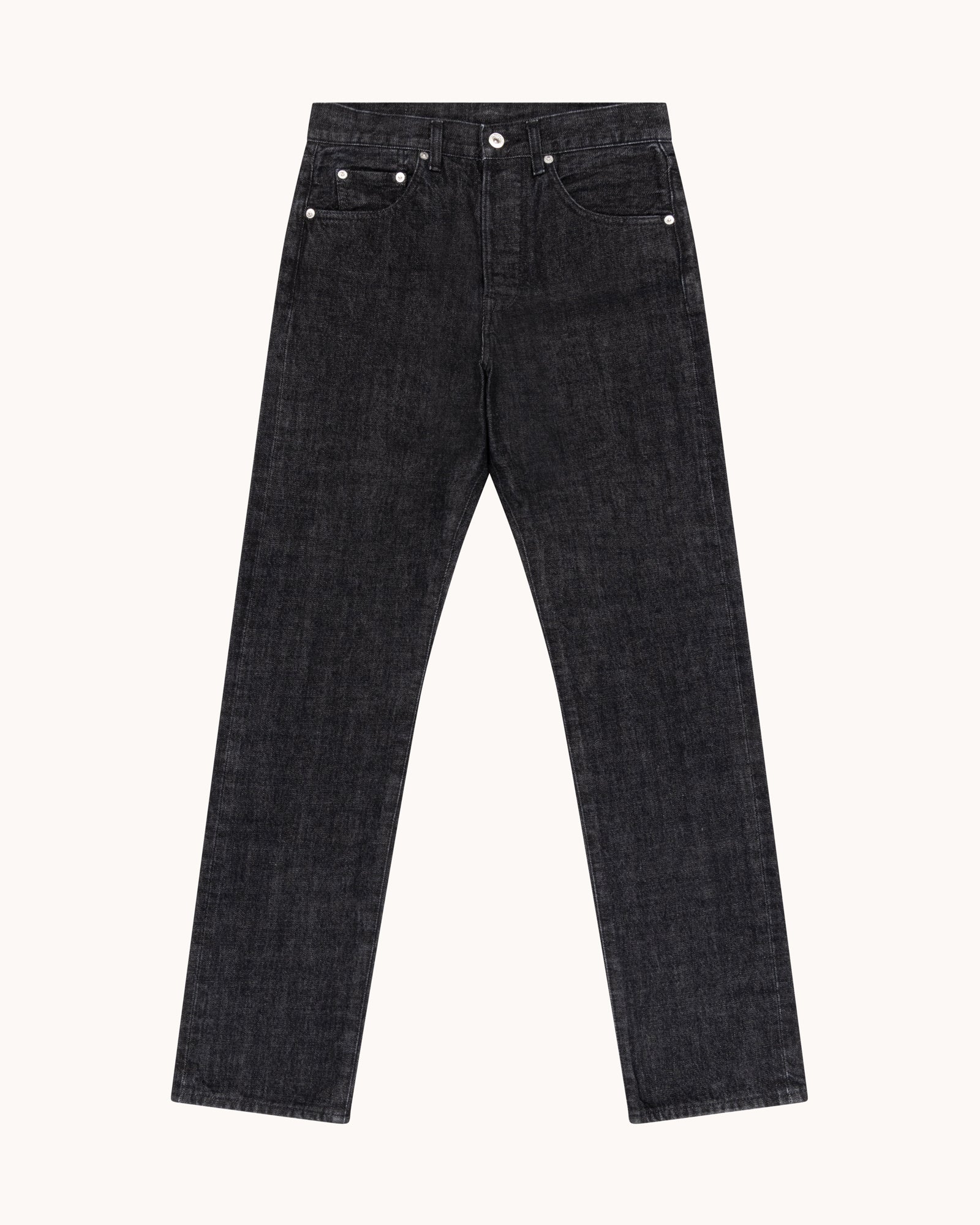 Rocker 14Oz Solid Black Selvedge Denim Jeans | &SONS Trading Co | Wolf &  Badger