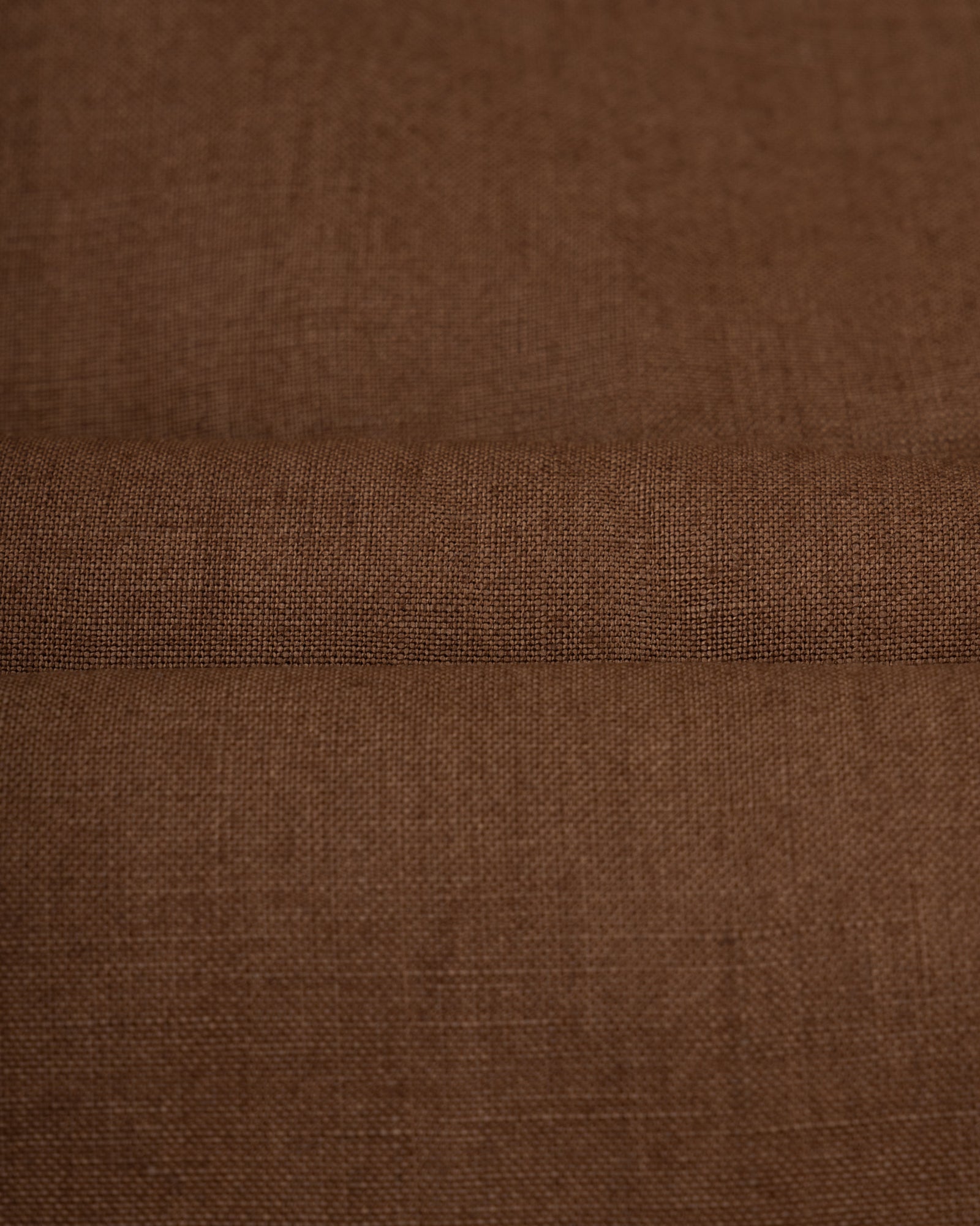 Single Pleat Trouser - Tobacco Brown Linen