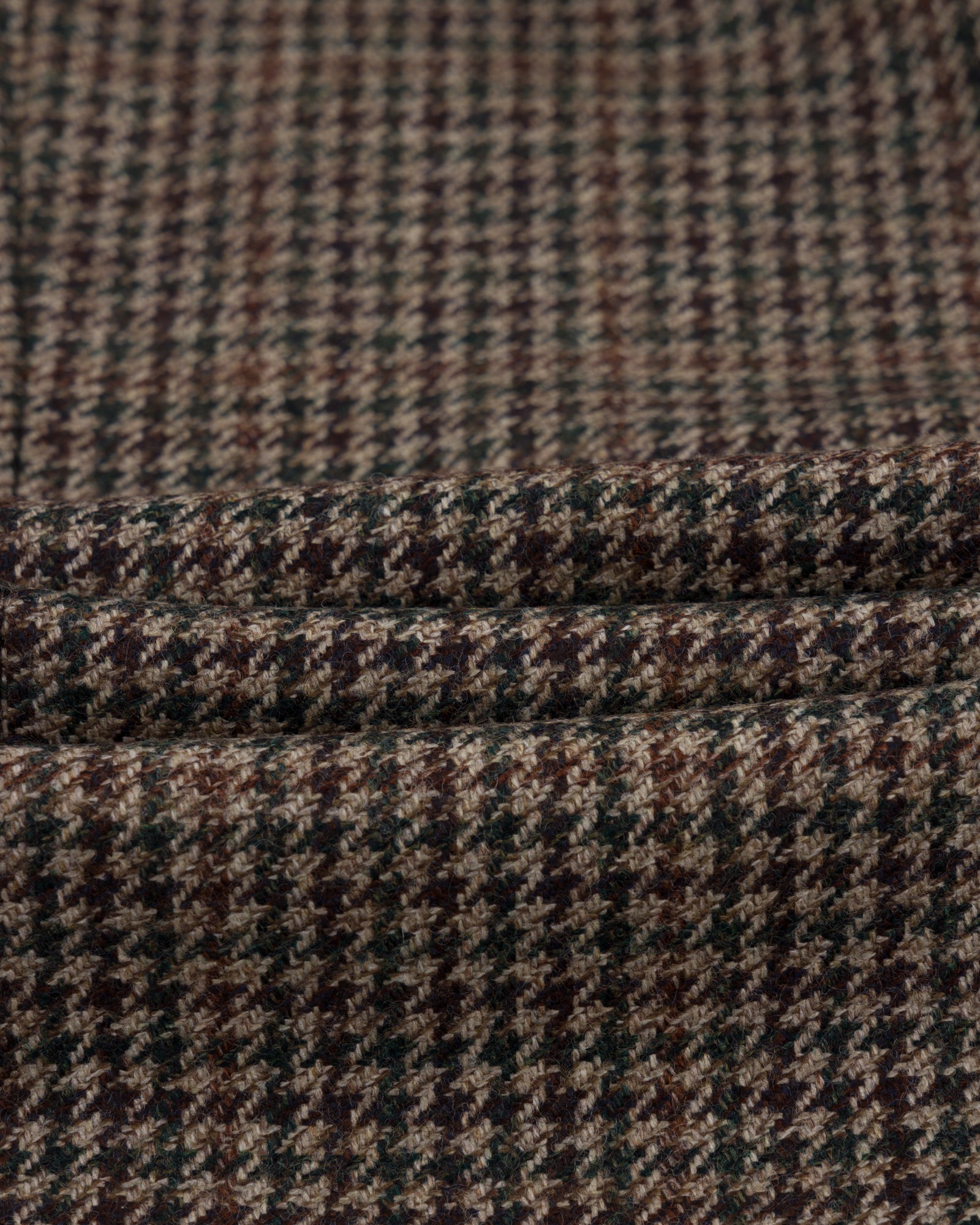 Sport Jacket - Brown Green Check Wool
