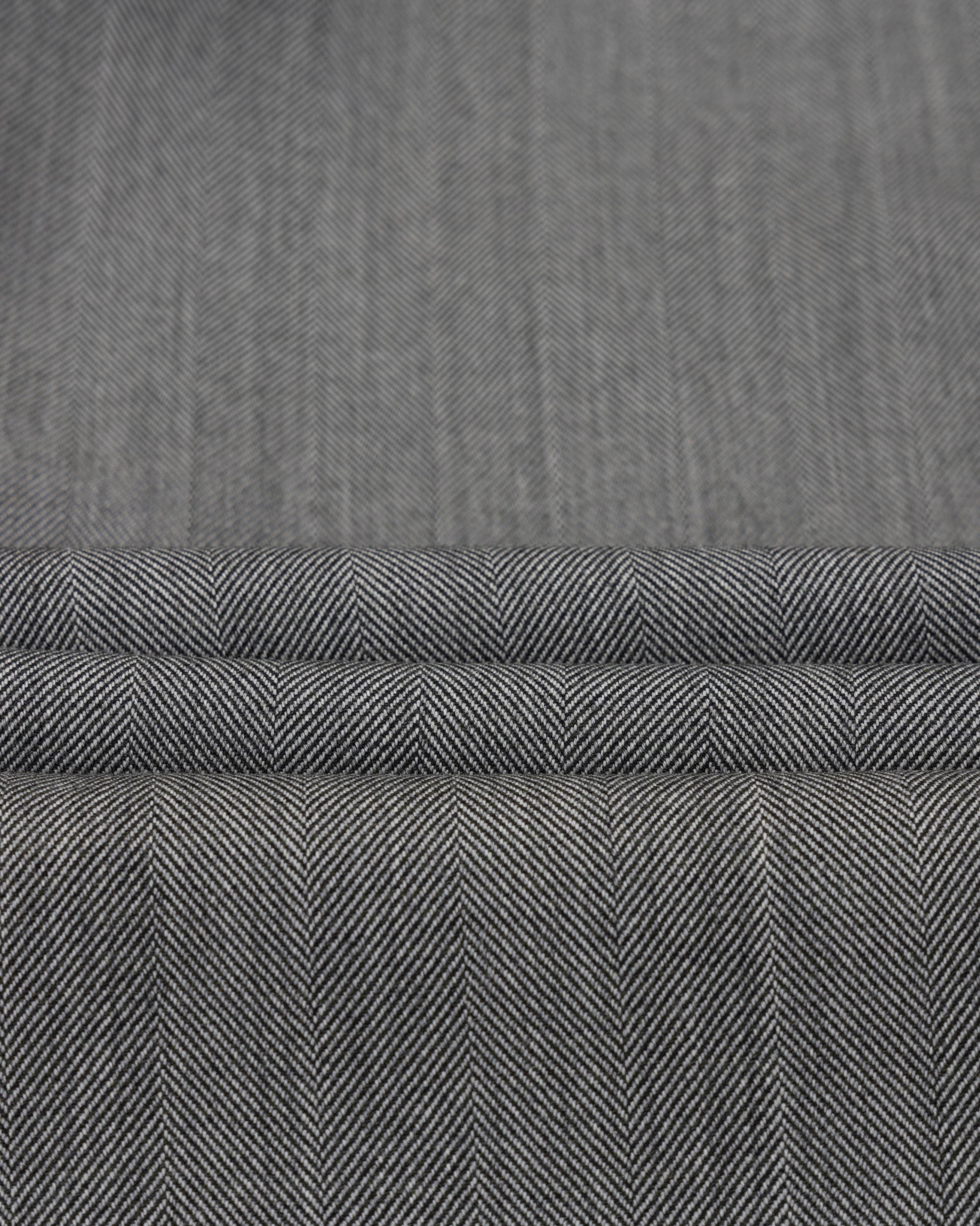 Sport Jacket - Light Grey Herringbone Wool