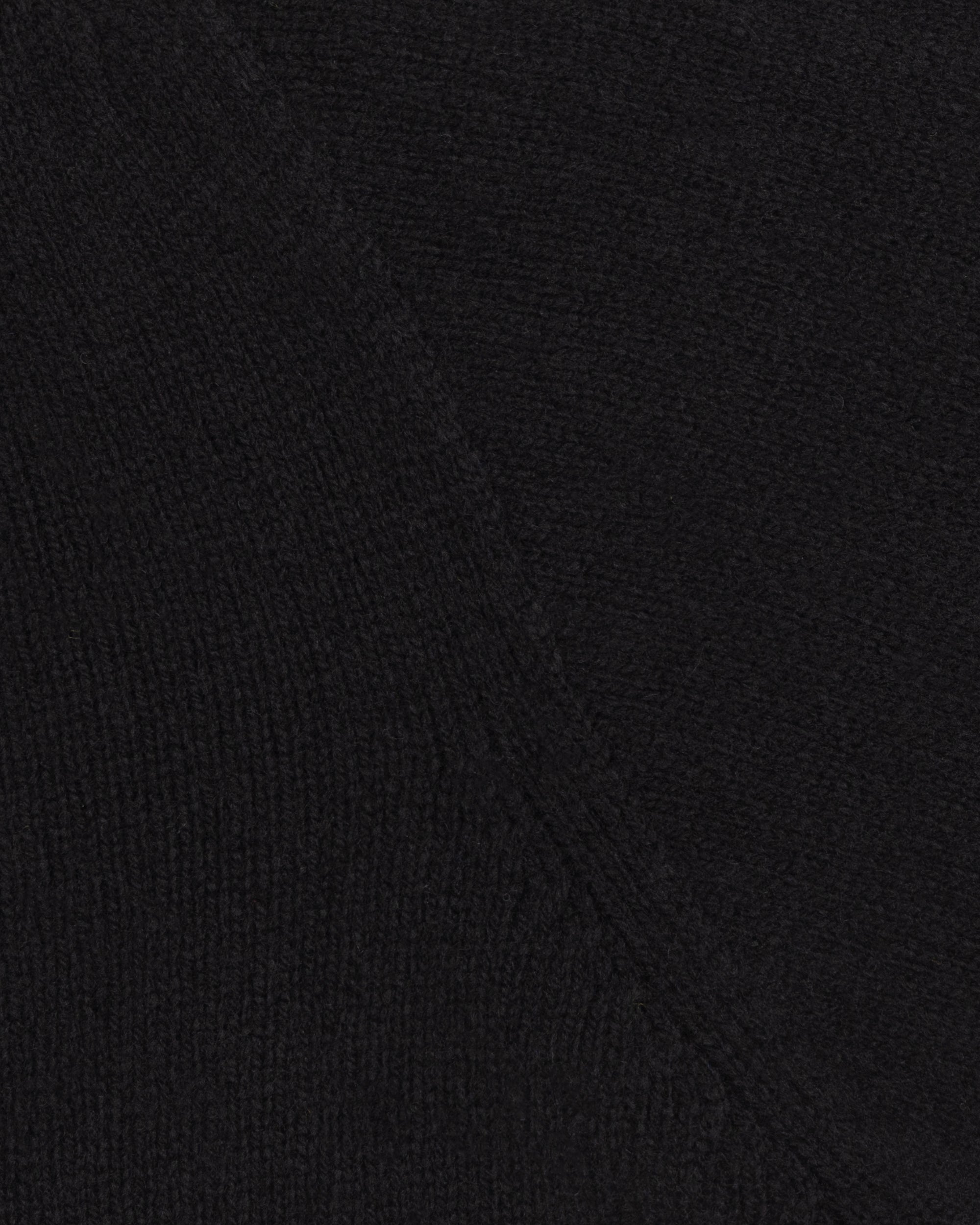 Lambswool Roll Neck Sweater - Black