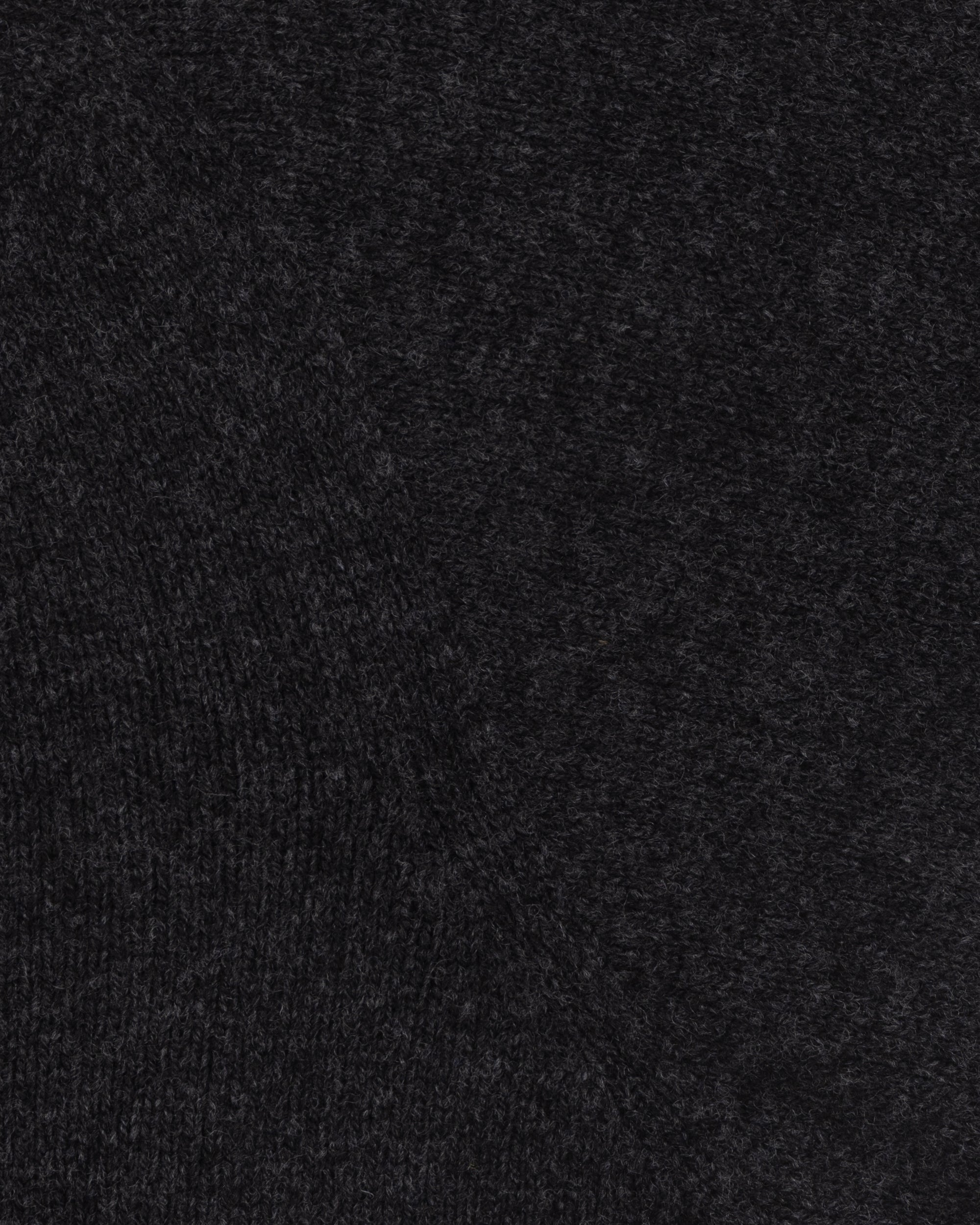 Lambswool Roll Neck Sweater - Charcoal