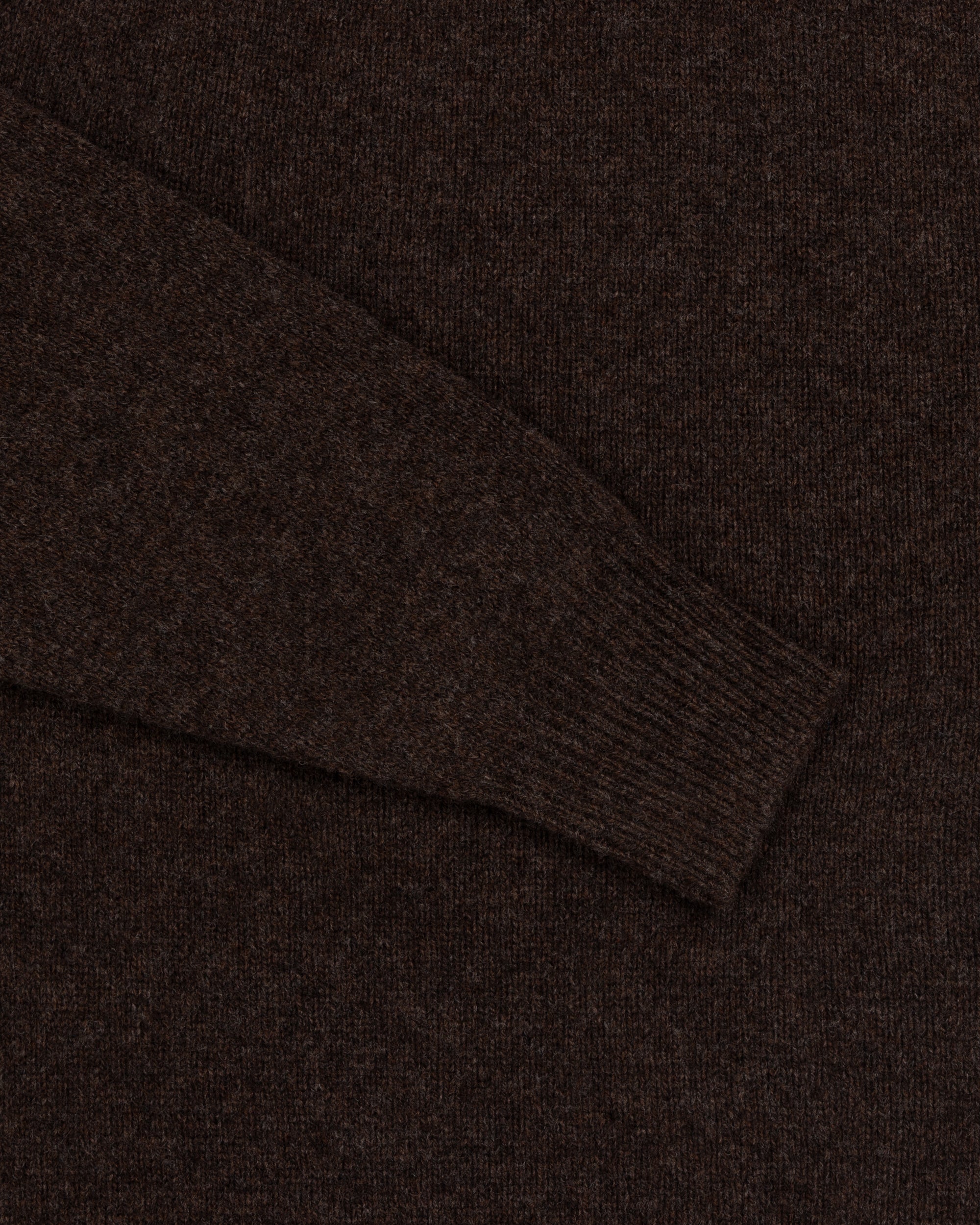 Lambswool Roll Neck Sweater - Porcupine