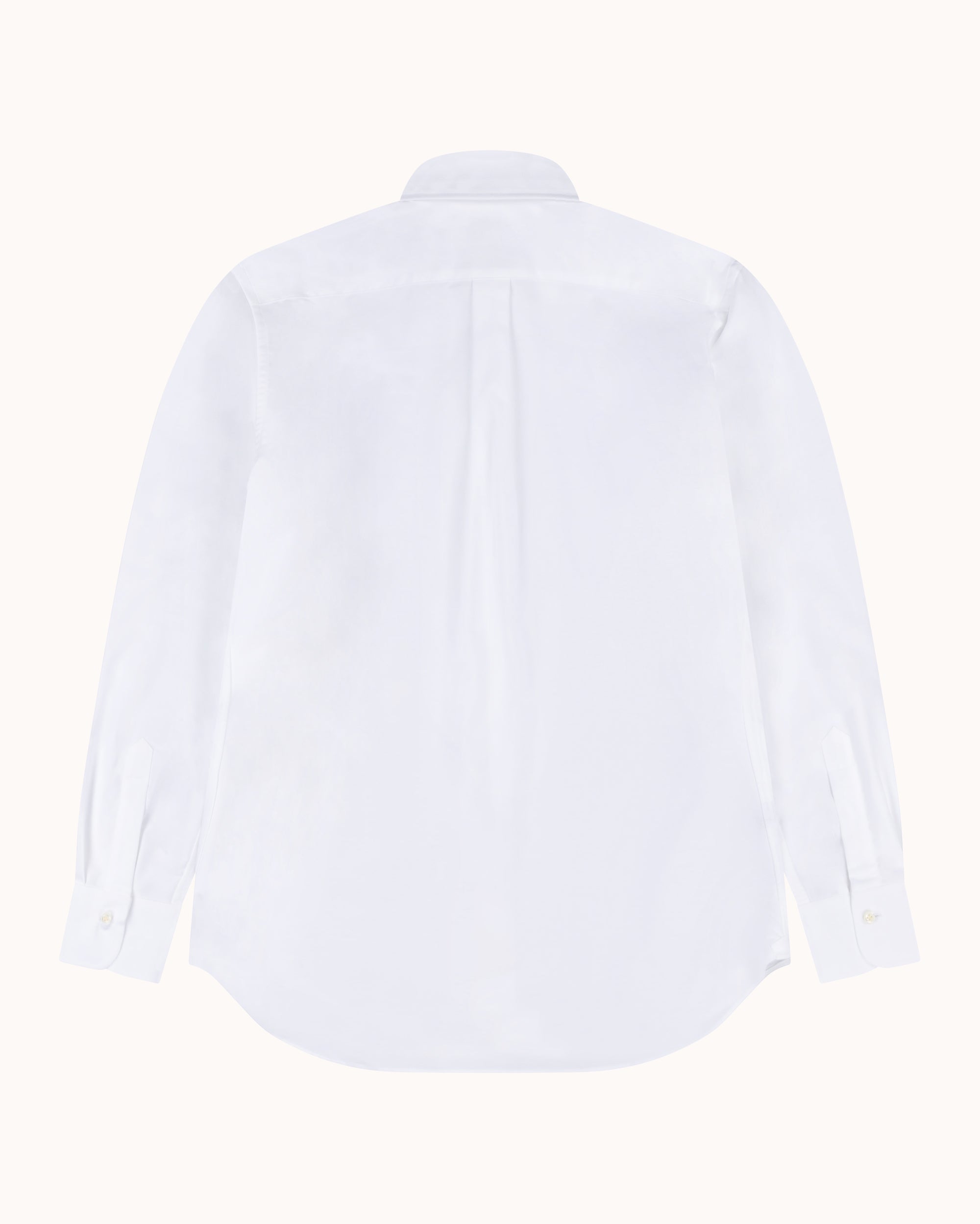 Button Down Collar Shirt - White Oxford Cotton