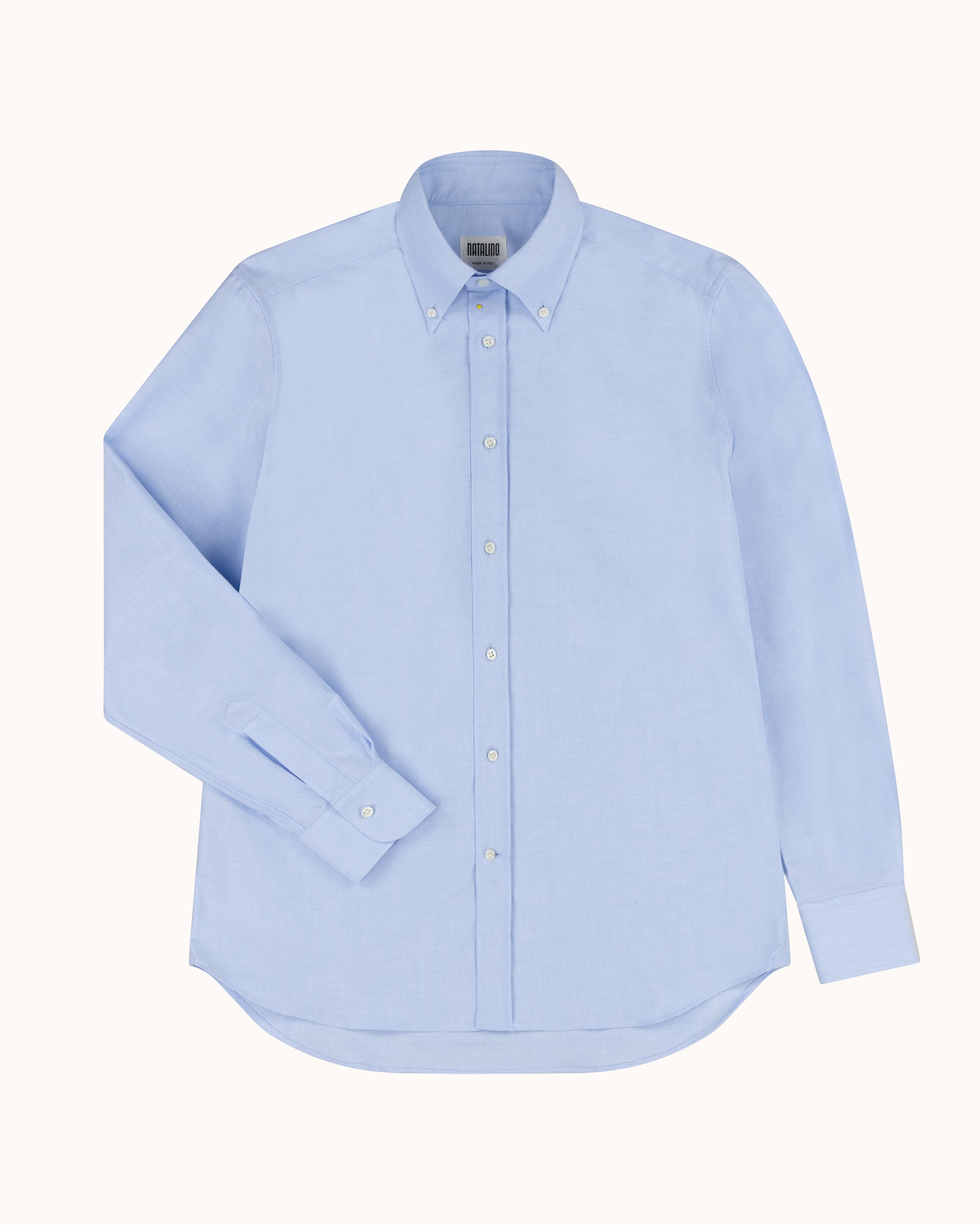 Button Down Collar Shirt - Blue Oxford Cotton