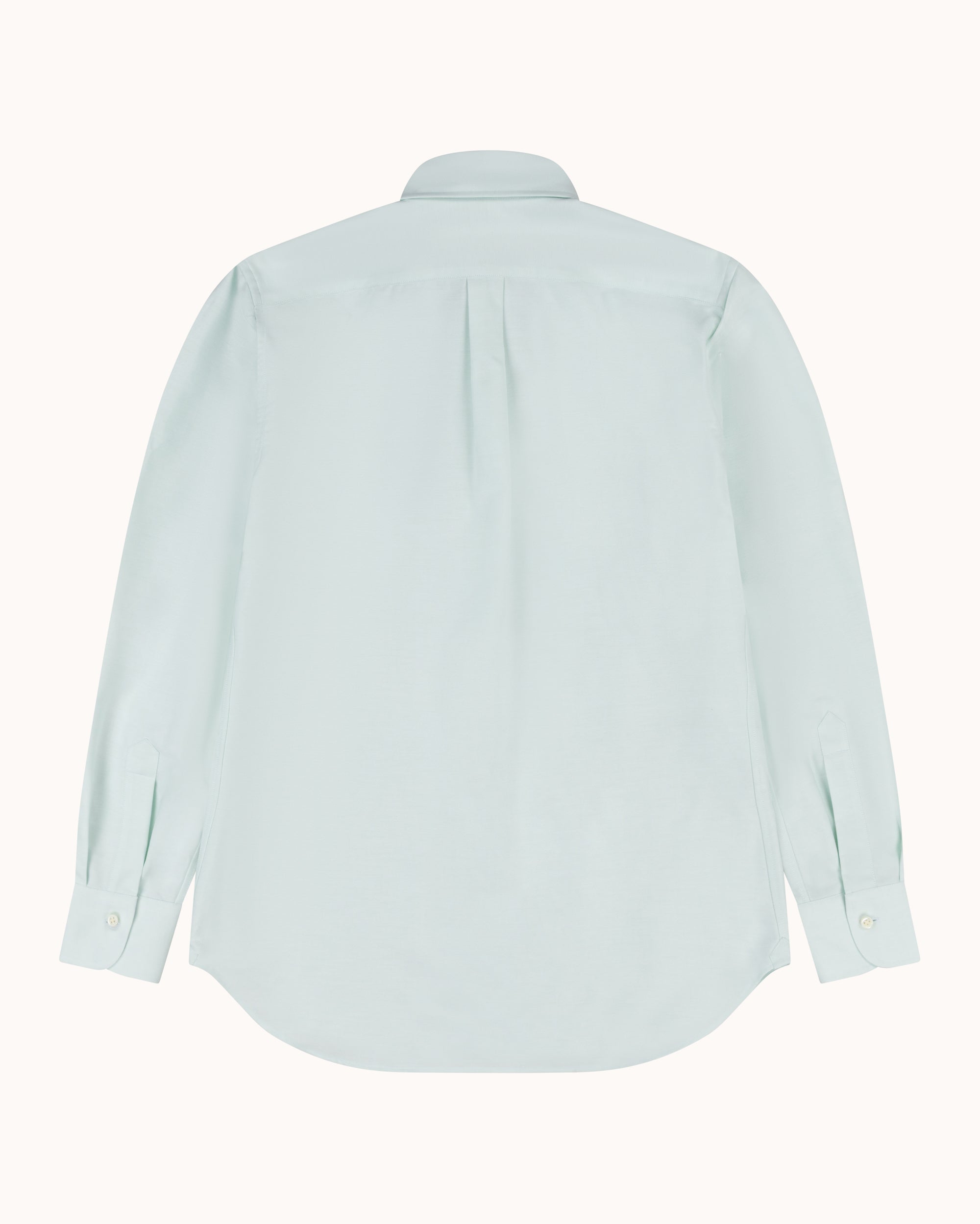 Button Down Collar Shirt - Green Oxford Cotton