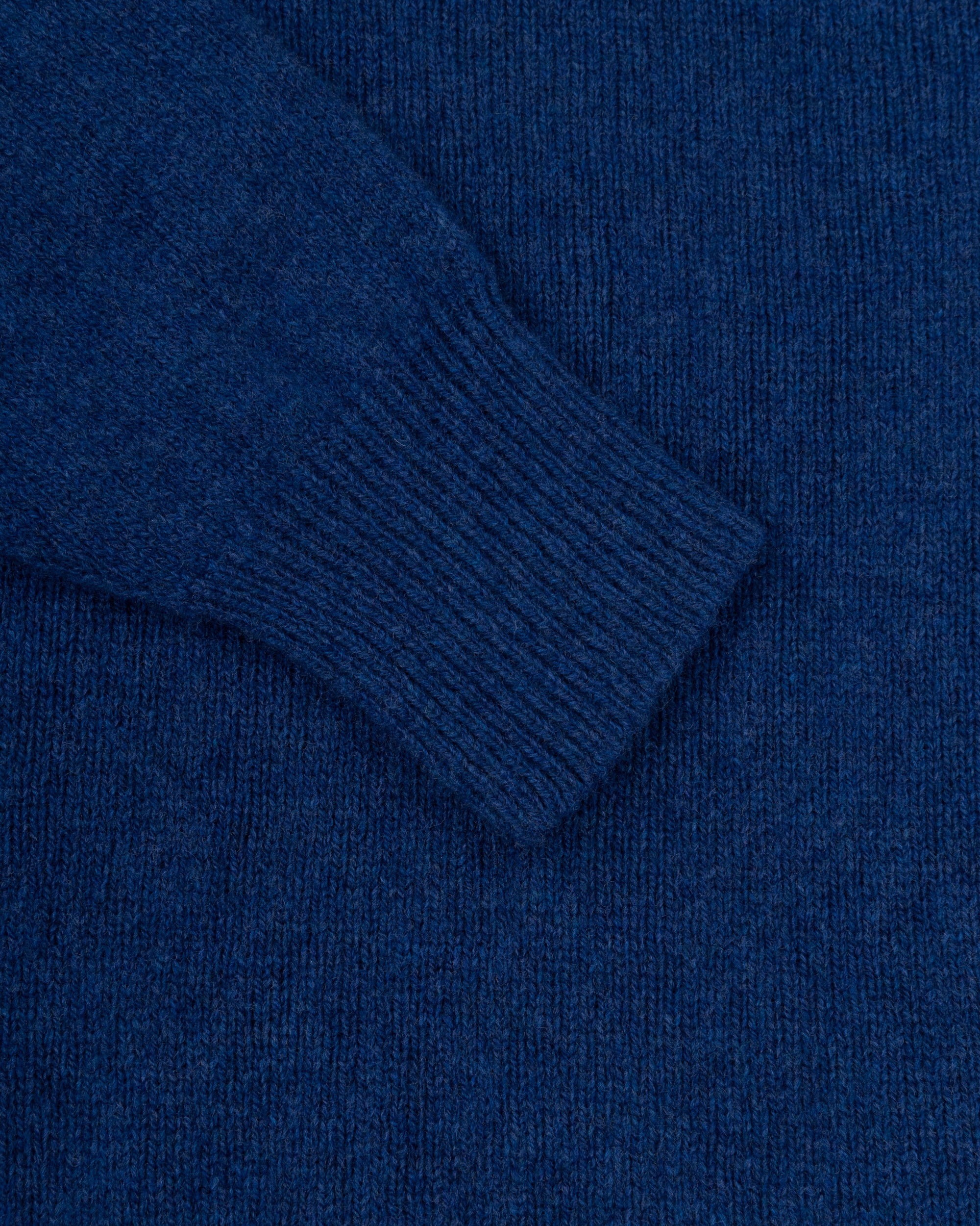 Lambswool Rollneck Sweater - Blue