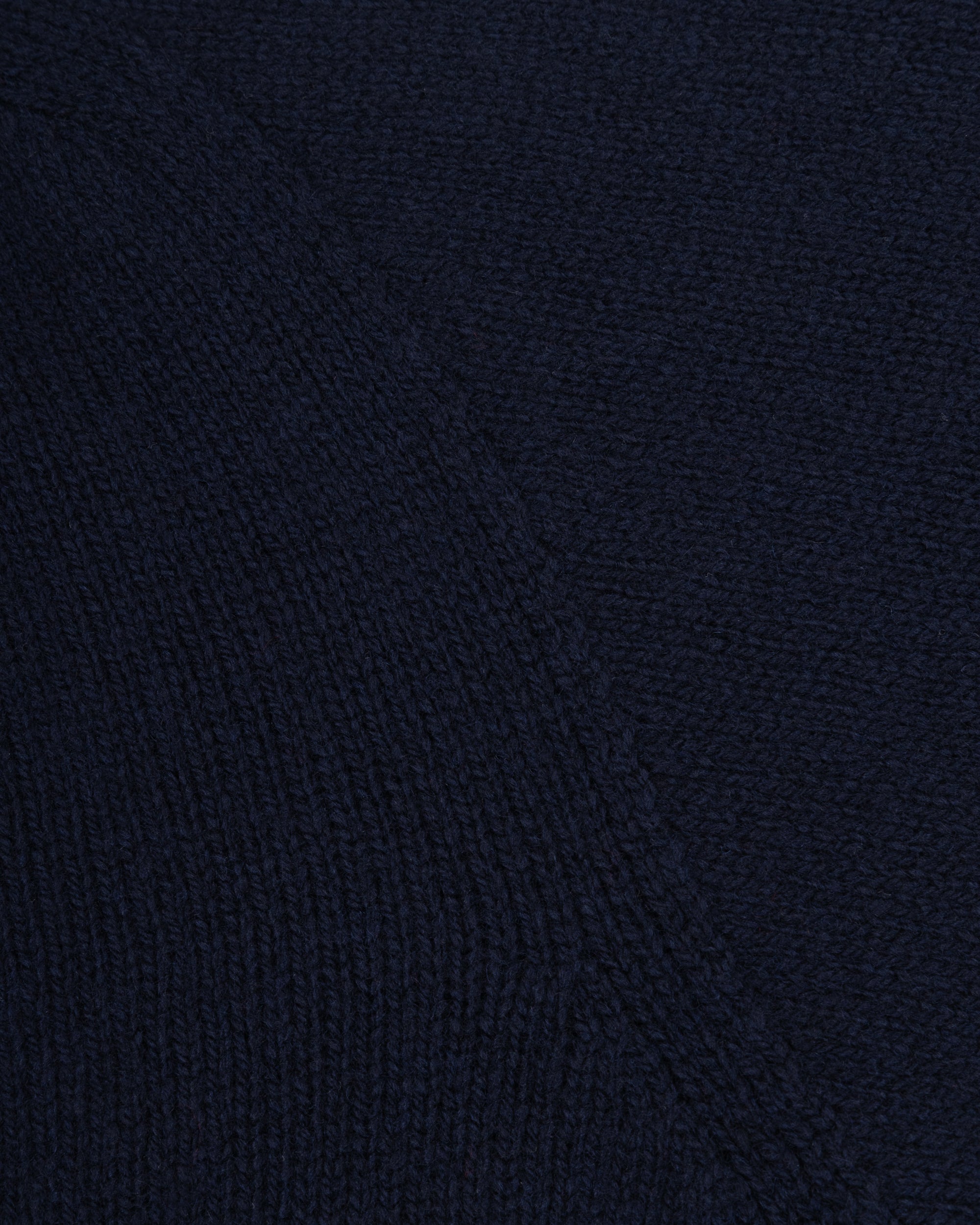Lambswool Roll Neck Sweater - Navy
