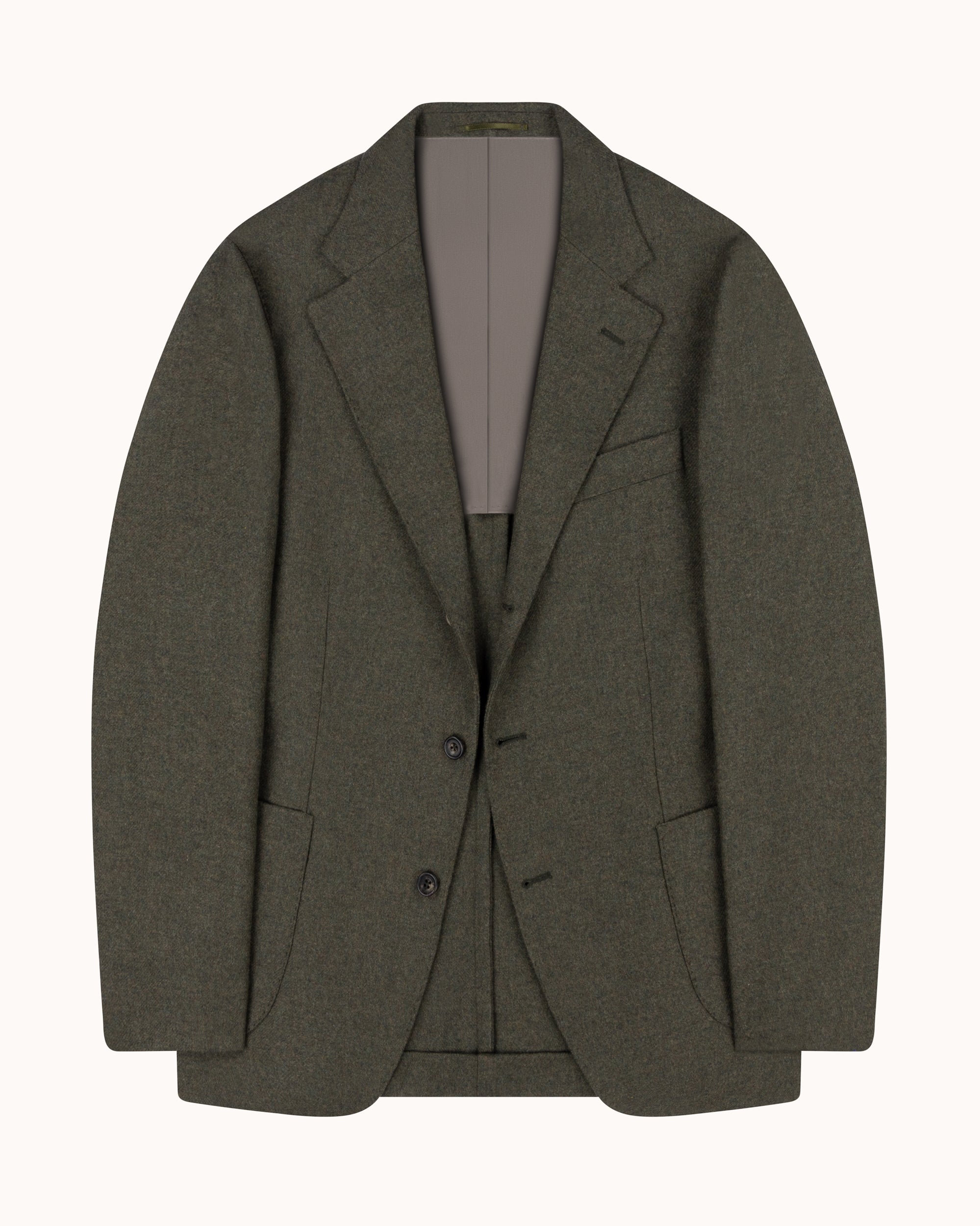 Sport Jacket - Moss Green Wool