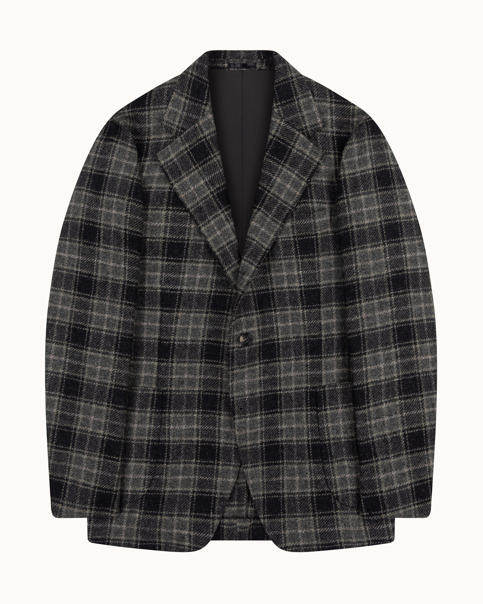 Sport Jacket - Grey Multi Check Wool