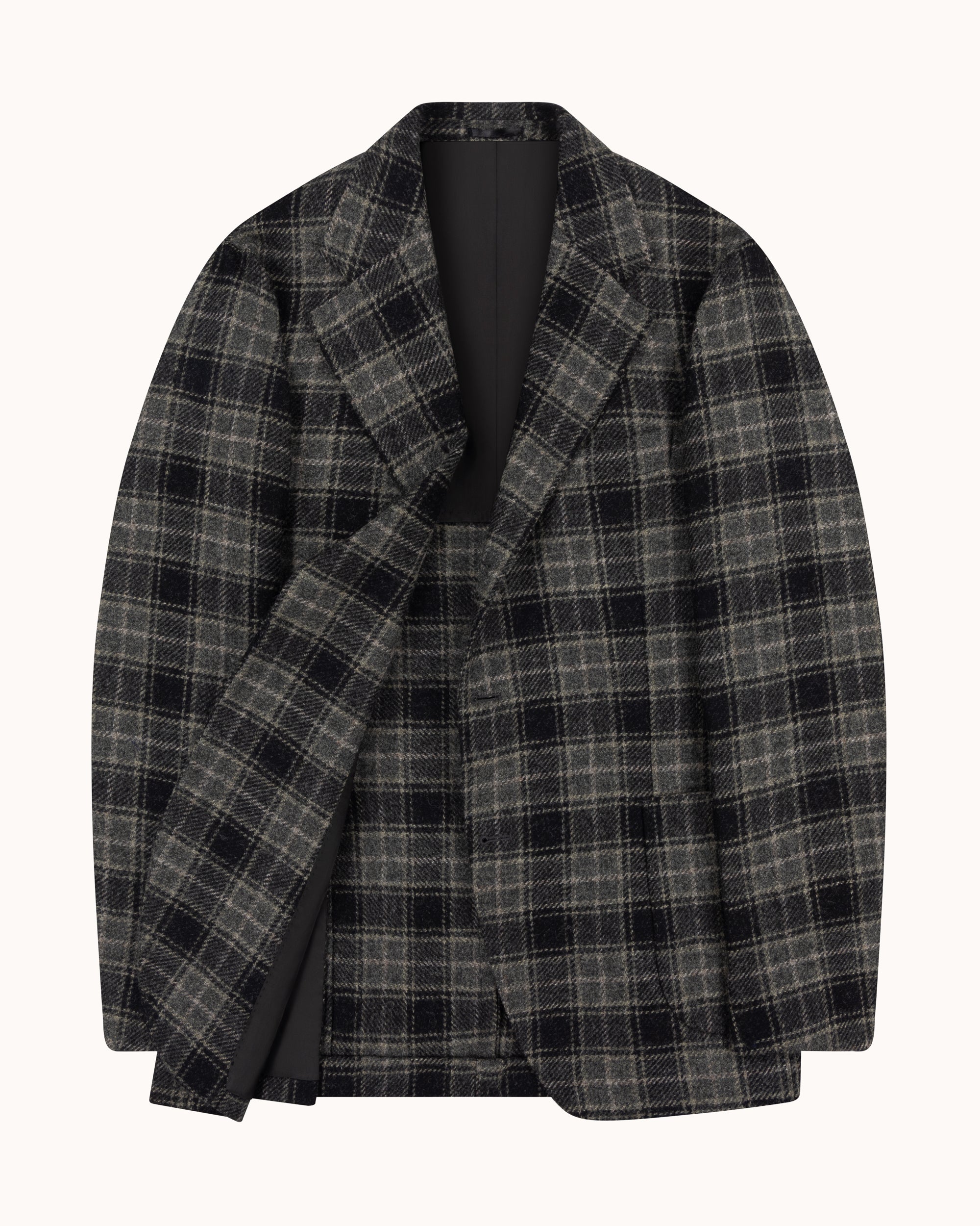 Sport Jacket - Grey Multi Check Wool