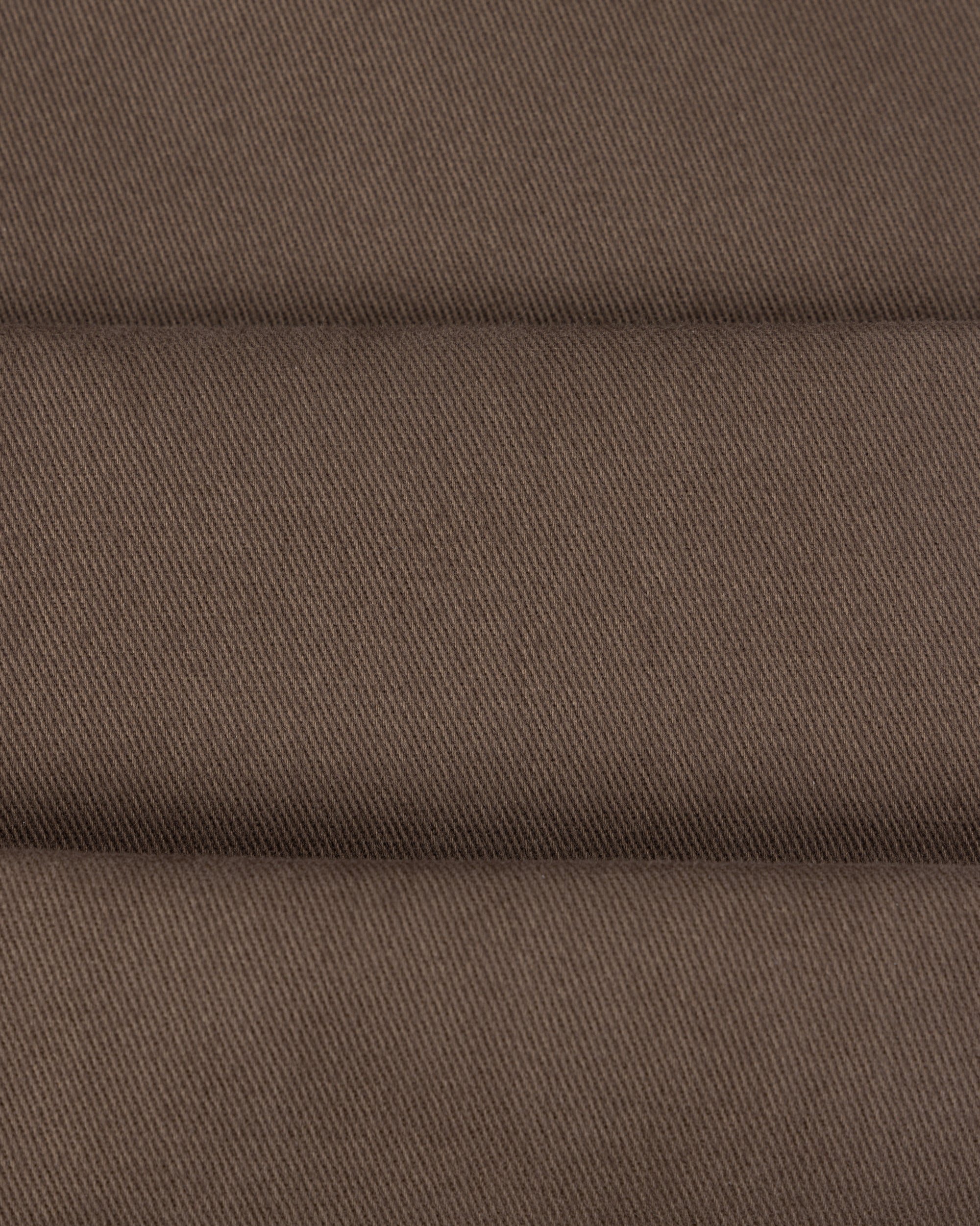 Classic Pleated Trouser - Tobacco Brushed Cotton