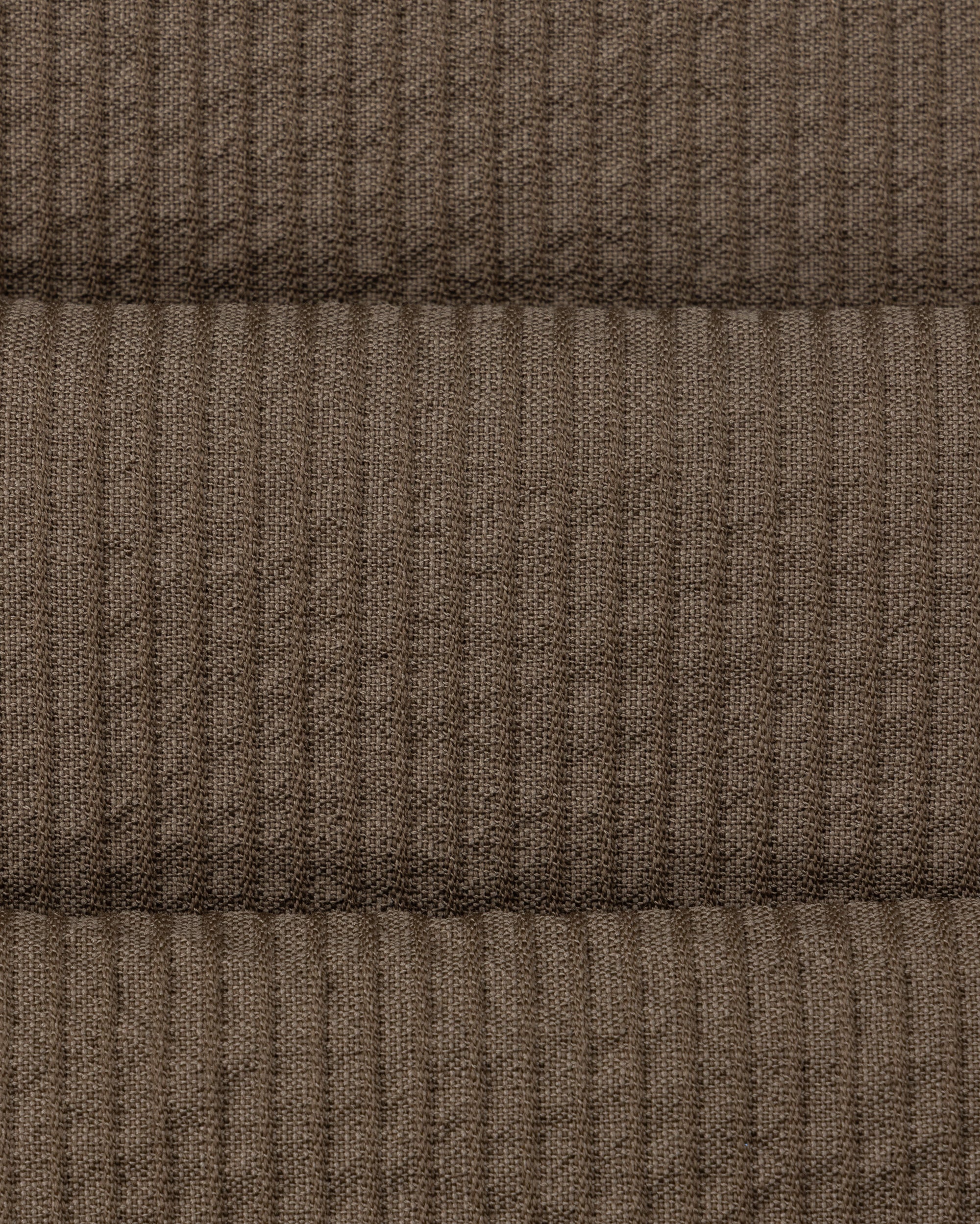 Relaxed Pleated Trouser - Mushroom Seersucker Wool