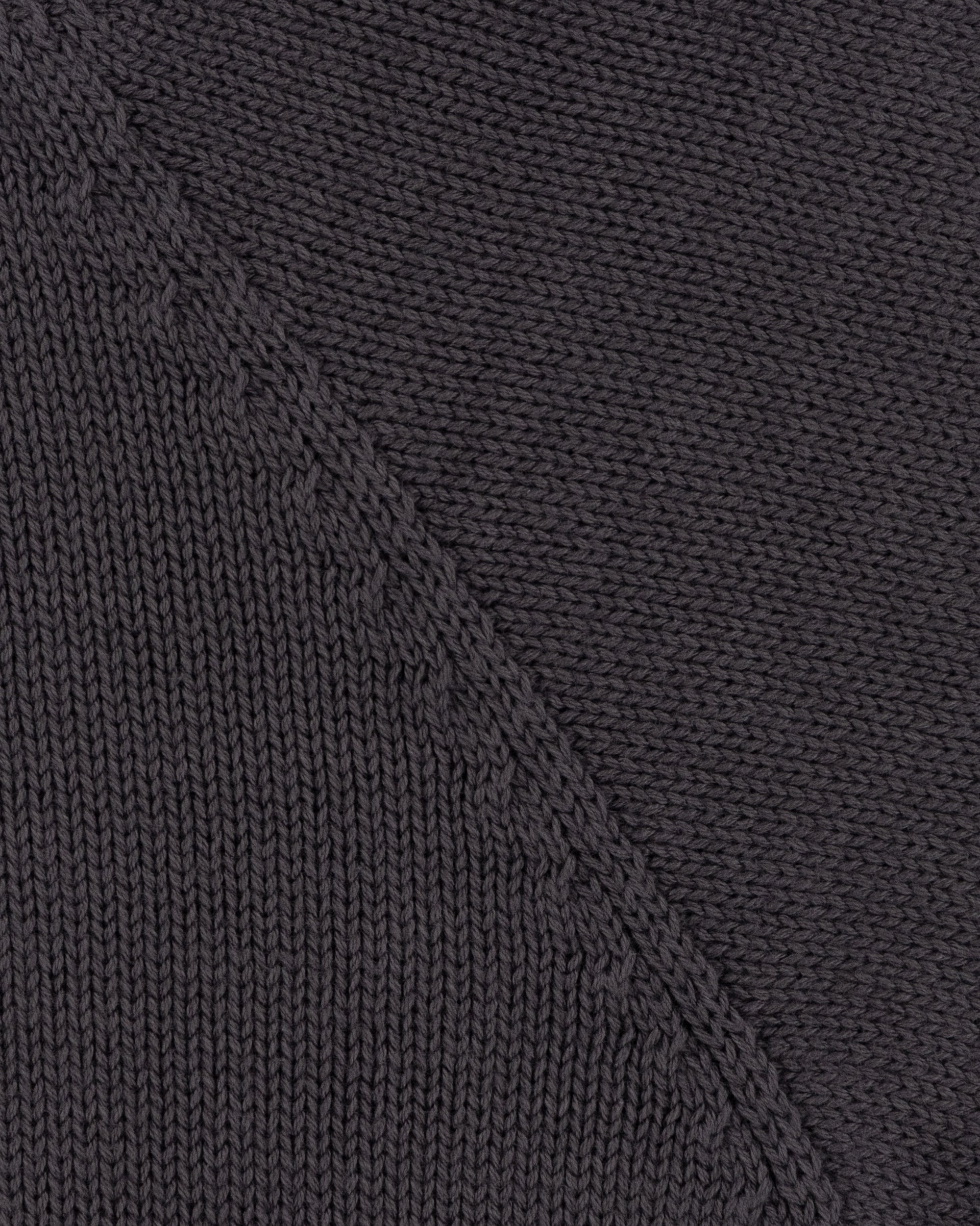 Cotton Crew Neck Sweater - Slate Grey