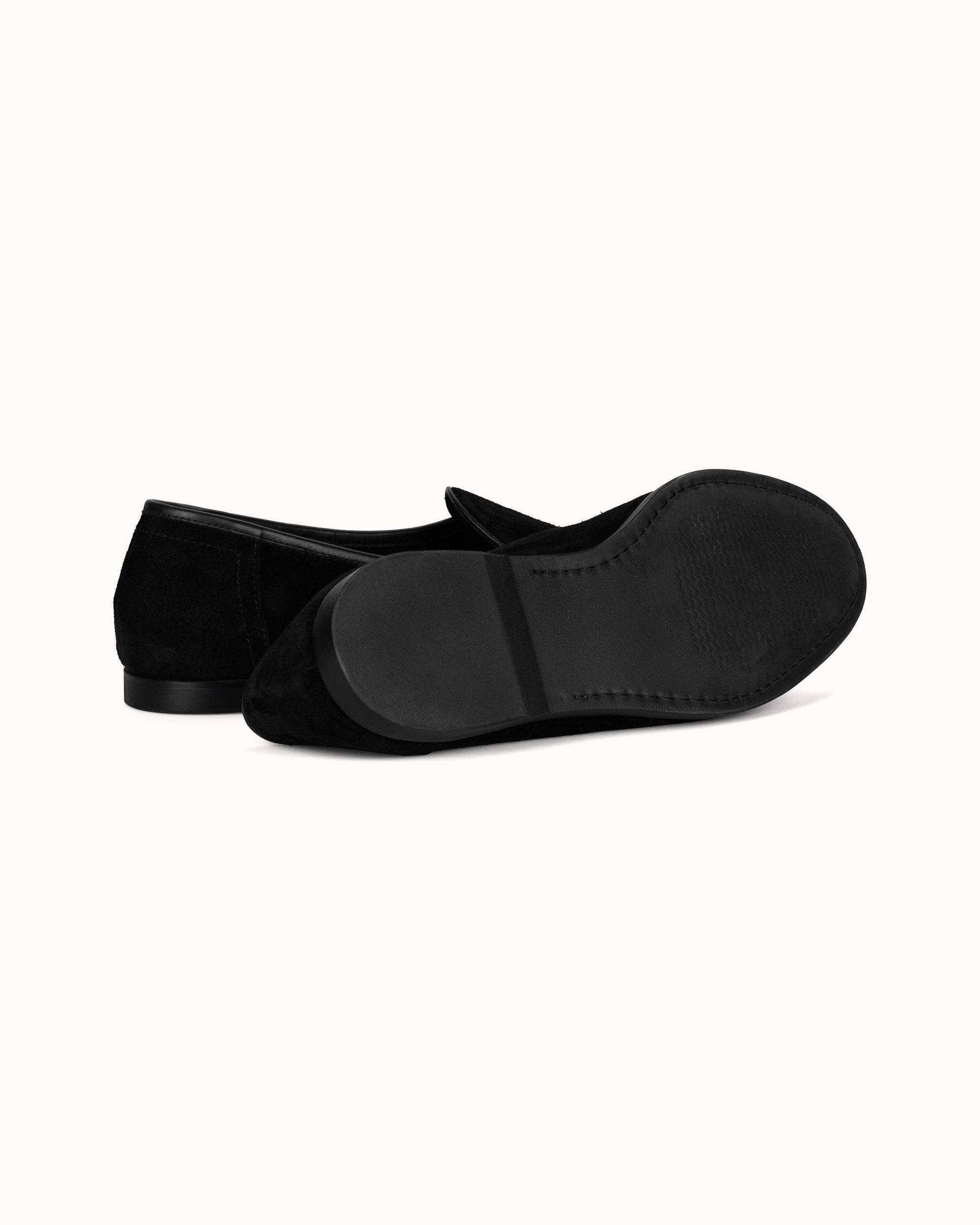 Natalino x CNES Belgian Loafer - Black Suede