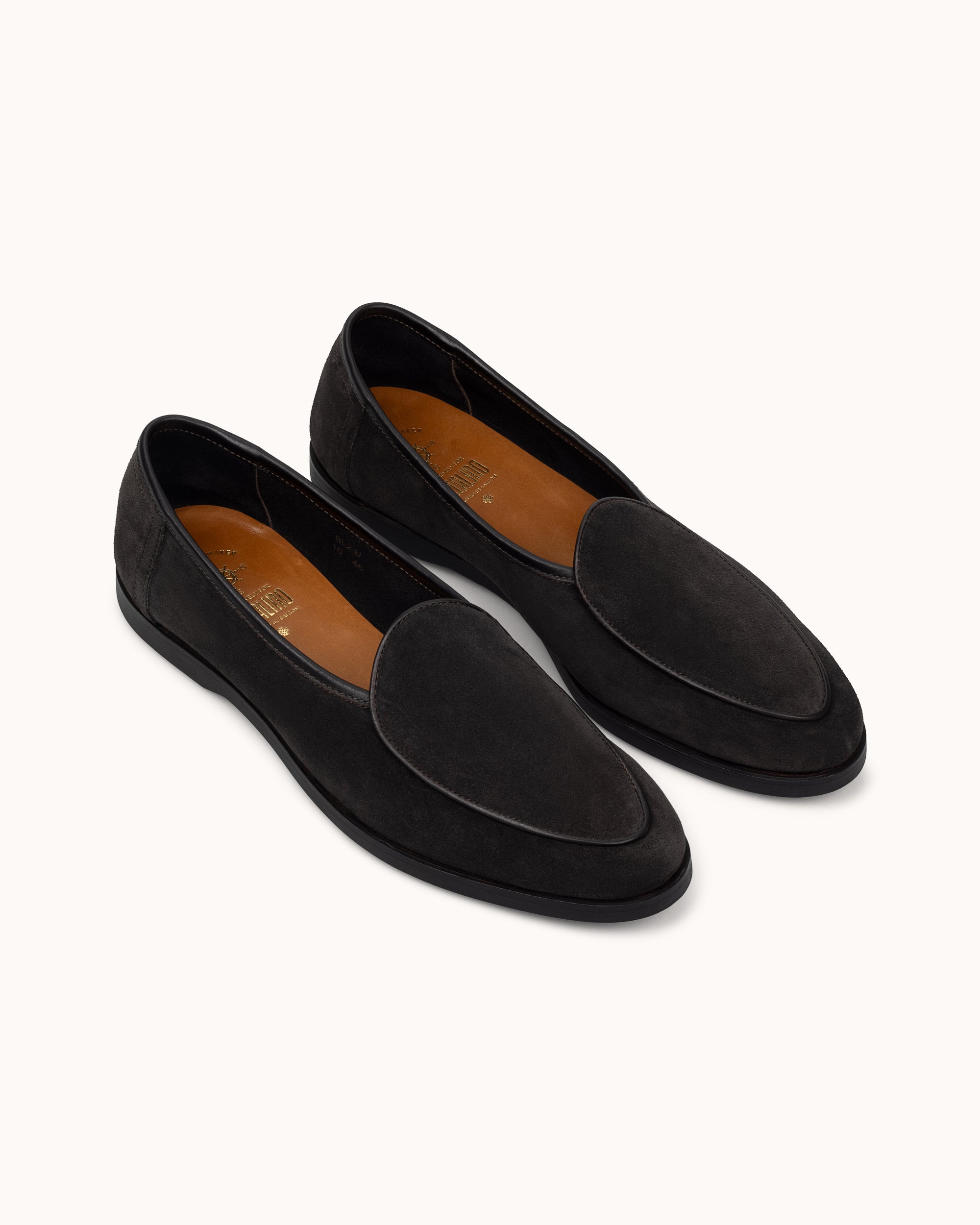 Natalino x CNES Belgian Loafer - Dark Brown Suede