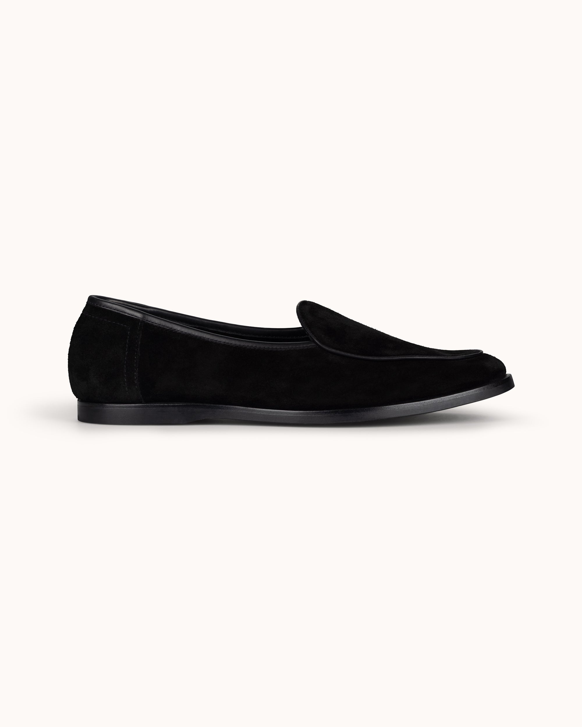 Natalino x CNES Belgian Loafer - Black Suede