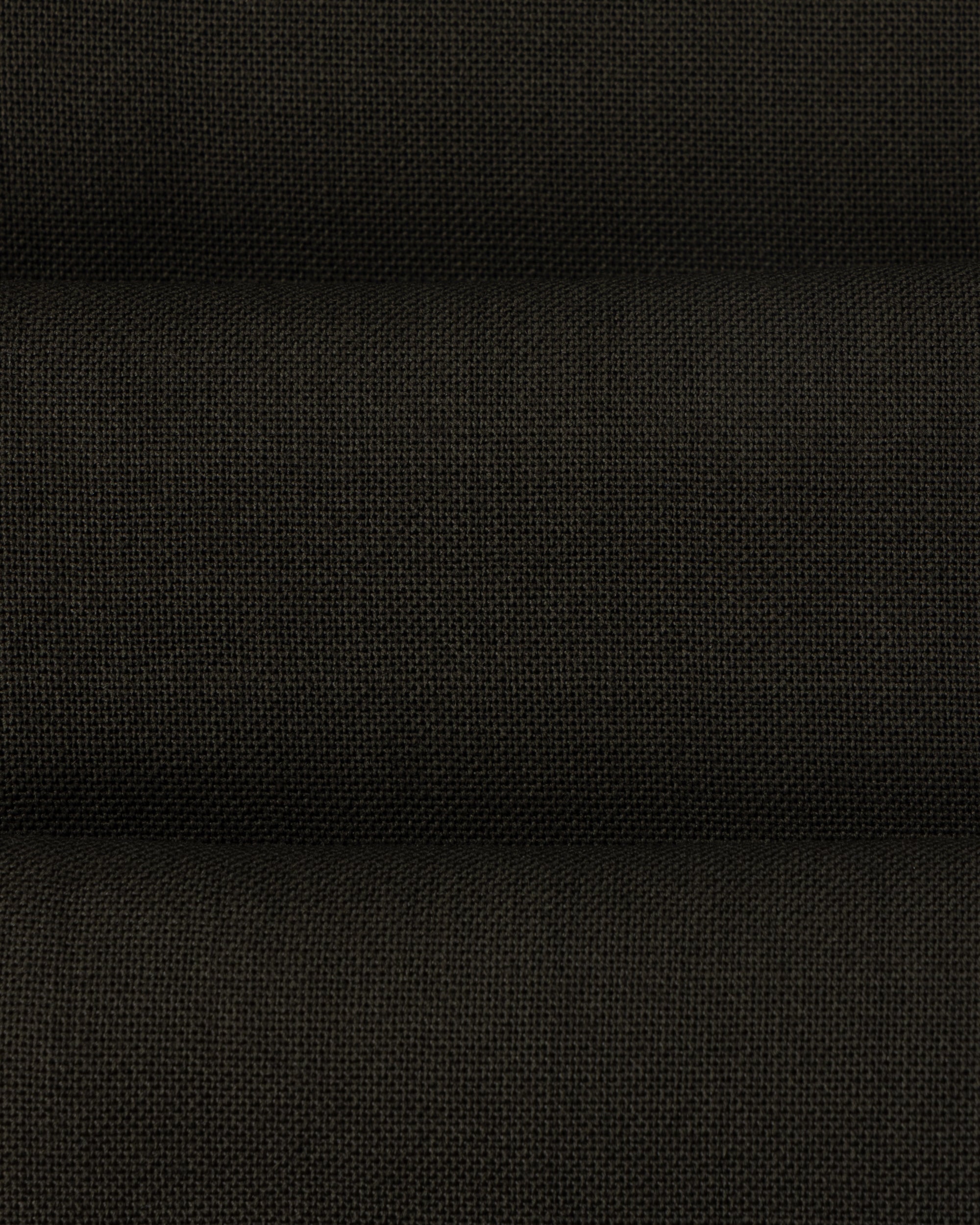 Relaxed Pleated Trouser - Dark Olive Tropical Wool
