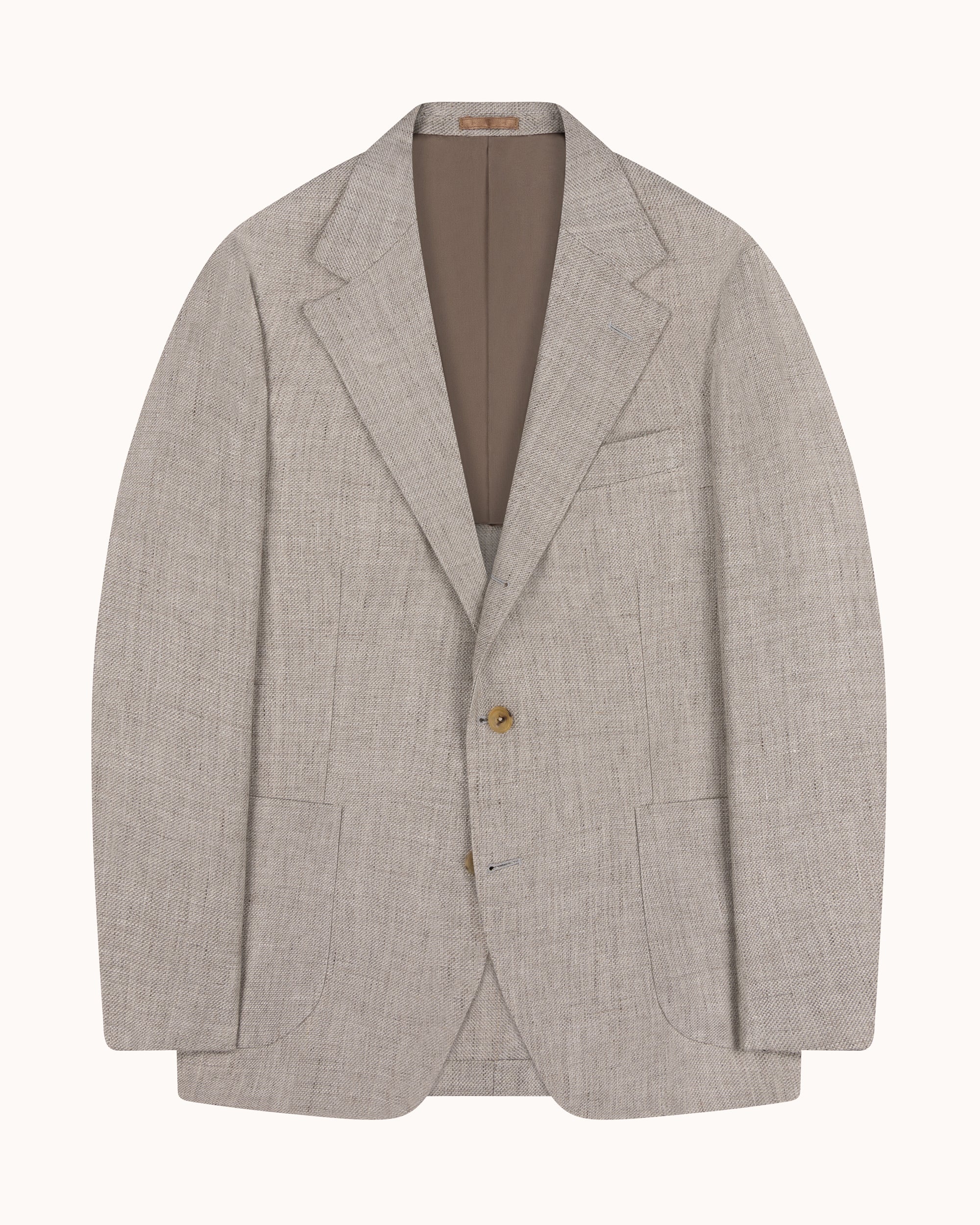 Sport Jacket - Sandstone Linen Wool