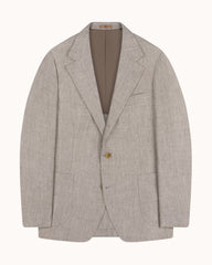 Sport Jacket - Sandstone Linen Wool