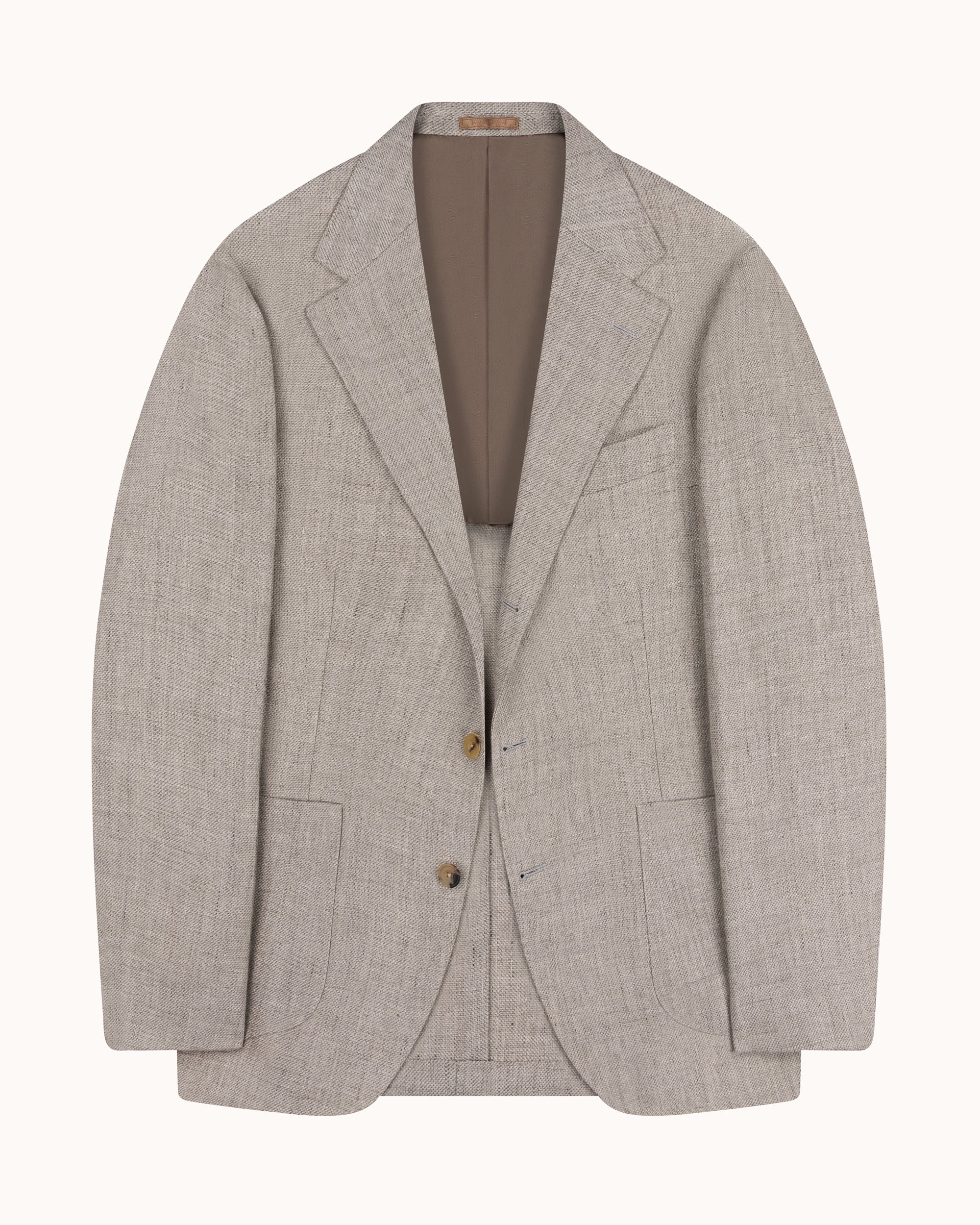 Sport Jacket - Sandstone Linen Wool