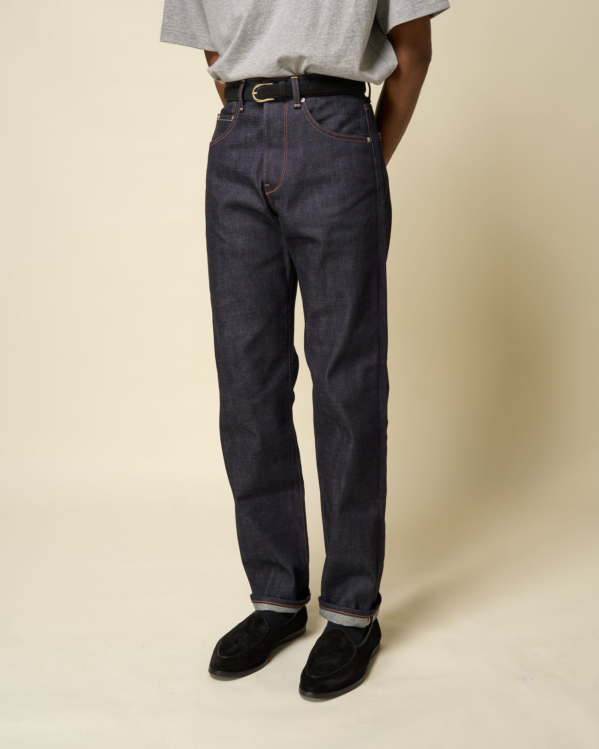 Straight Leg Japanese Selvedge Denim - Raw
