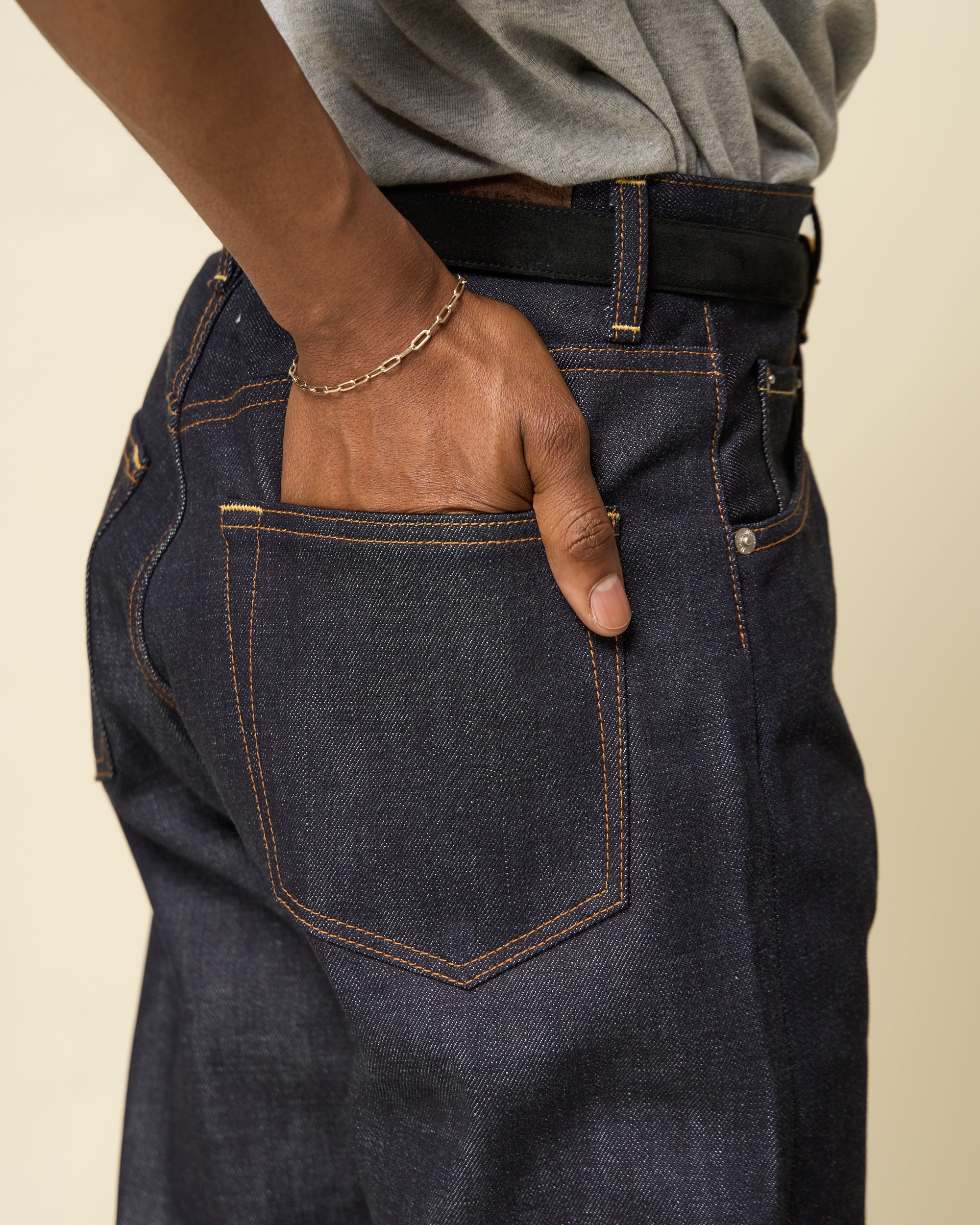 Straight Leg Japanese Selvedge Denim - Raw
