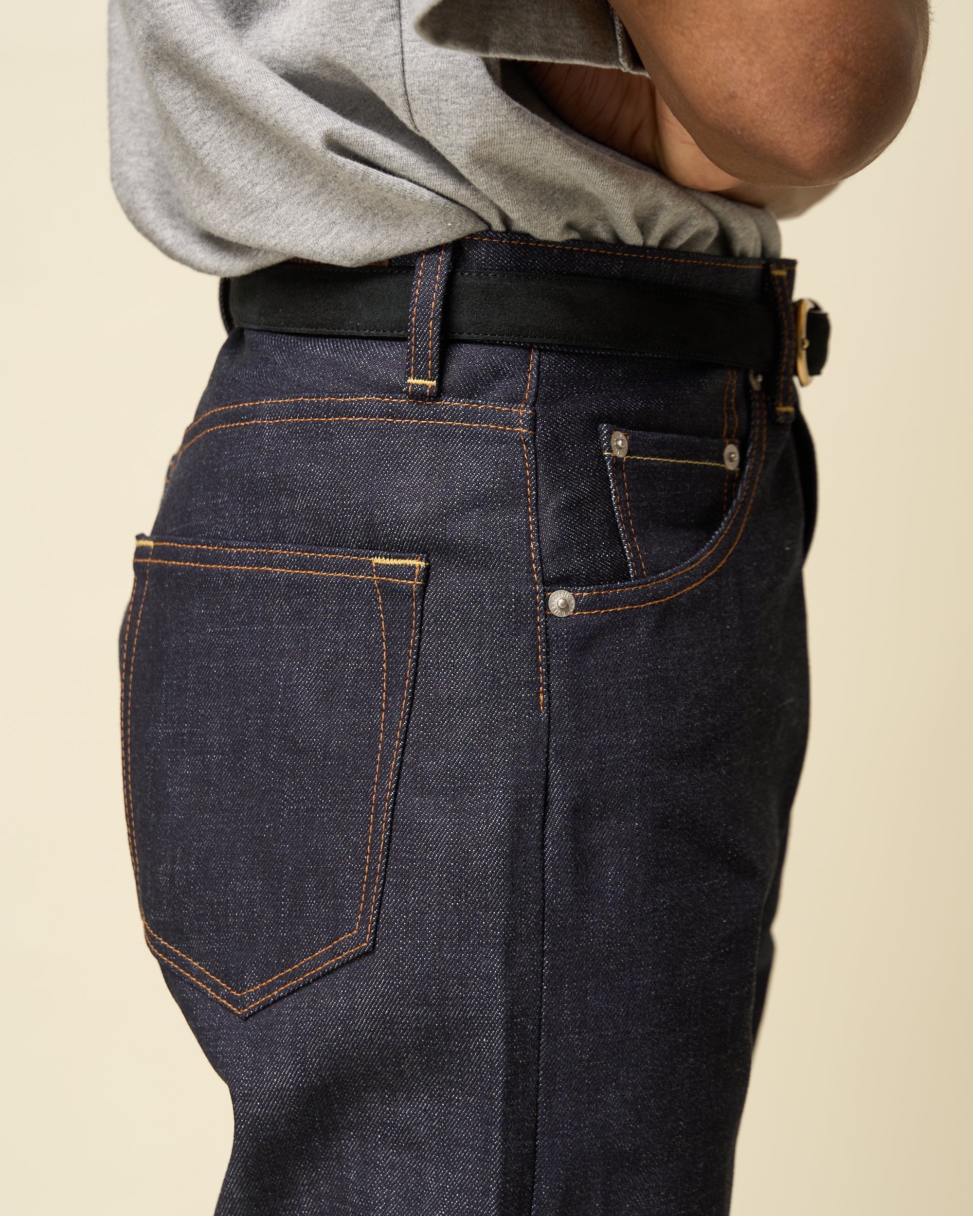 Straight Leg Japanese Selvedge Denim - Raw