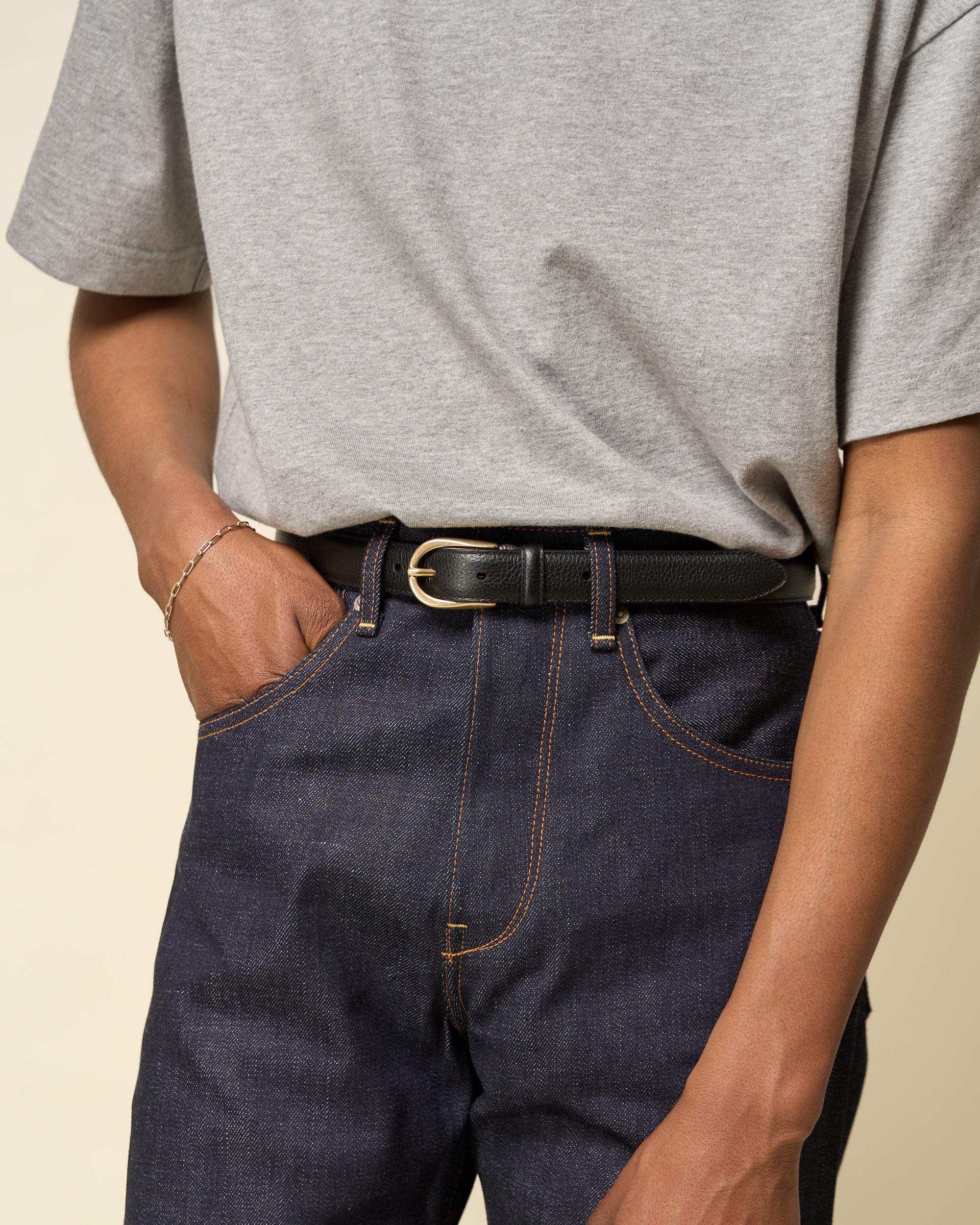 Belt - Black Leather