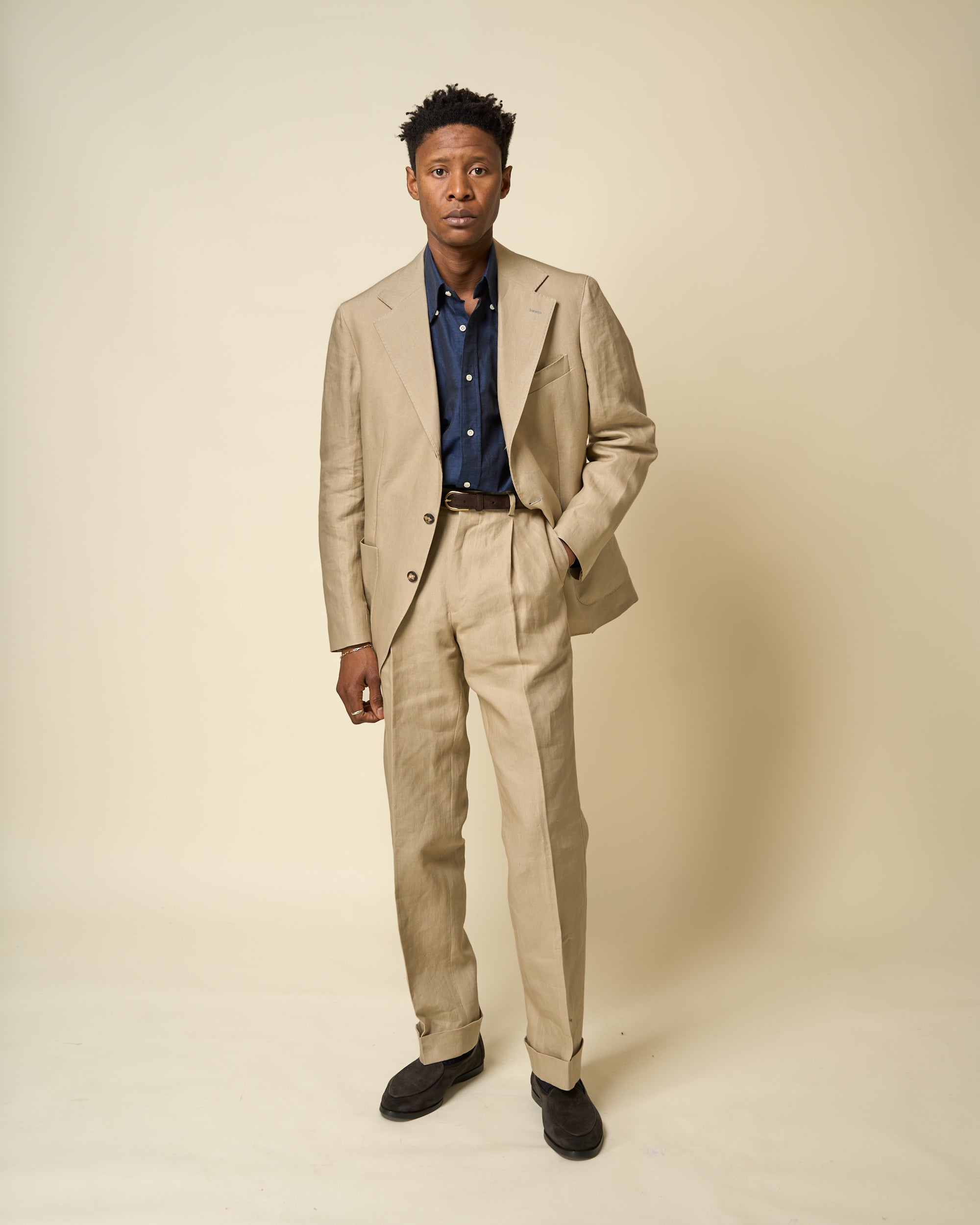Sport Jacket - Sand Linen