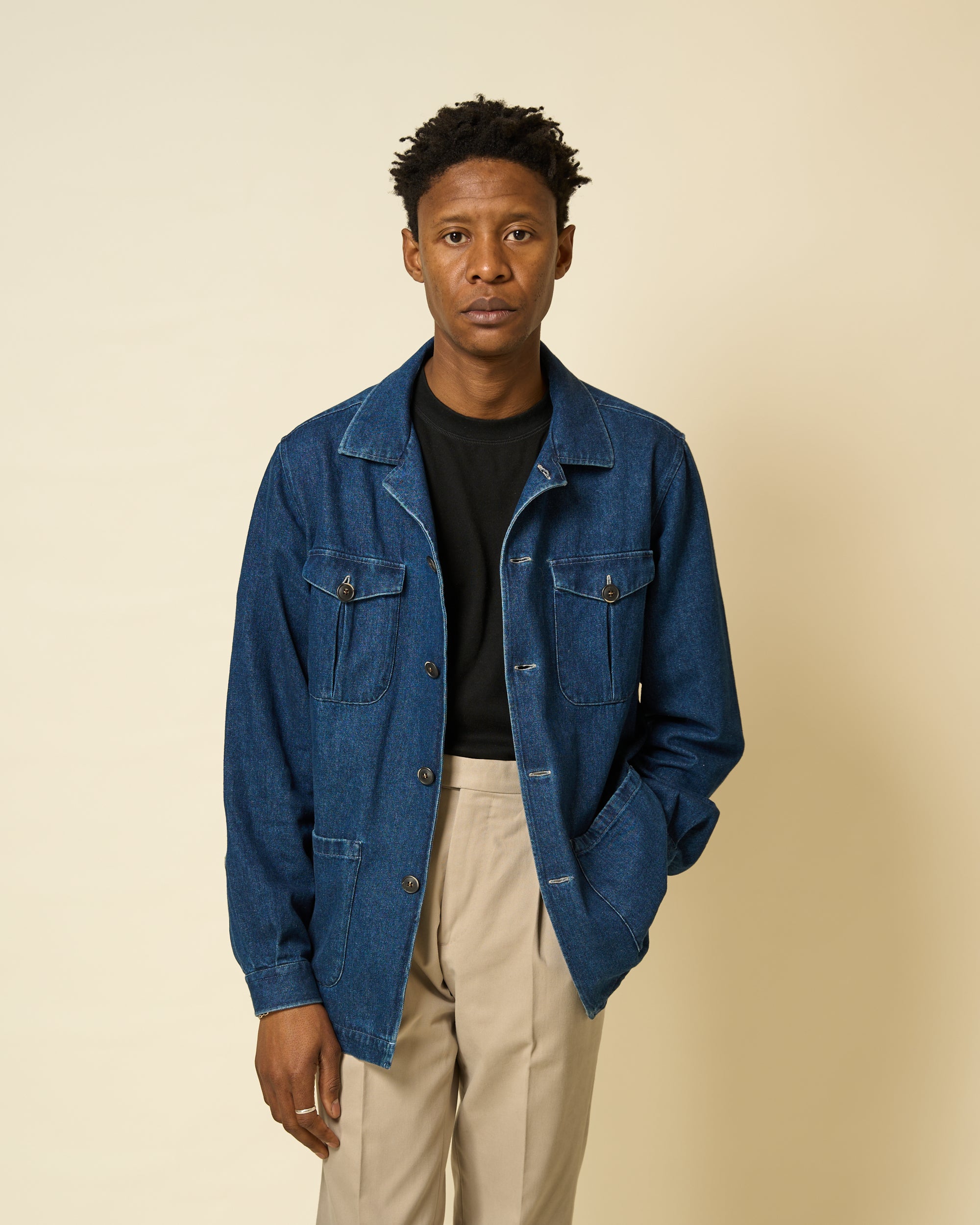 Overshirt - Mid Blue Wash Denim