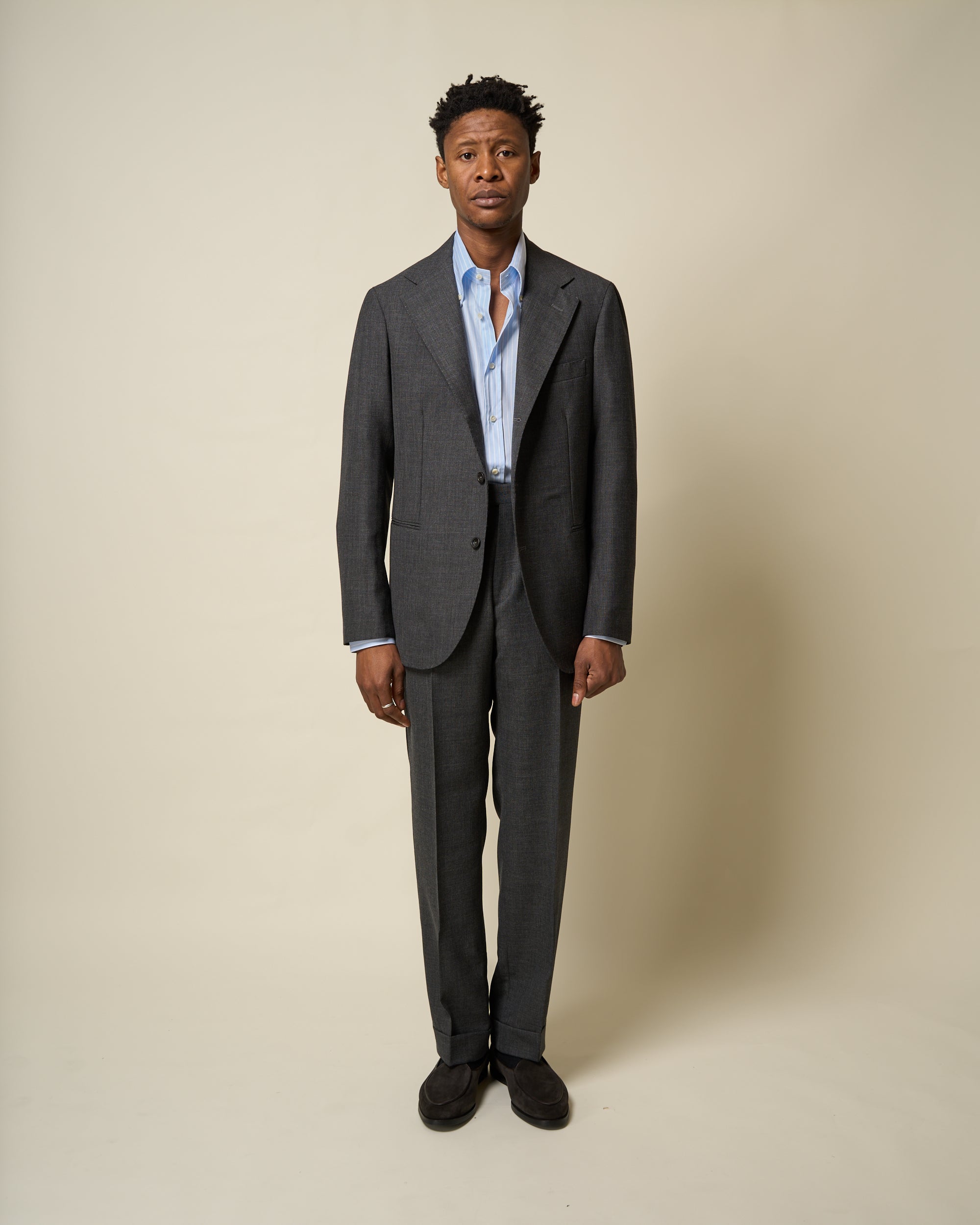 Sport Jacket - Charcoal Tropical Wool – Natalino Sport Jacket - Charcoal Tropical Wool – Natalino