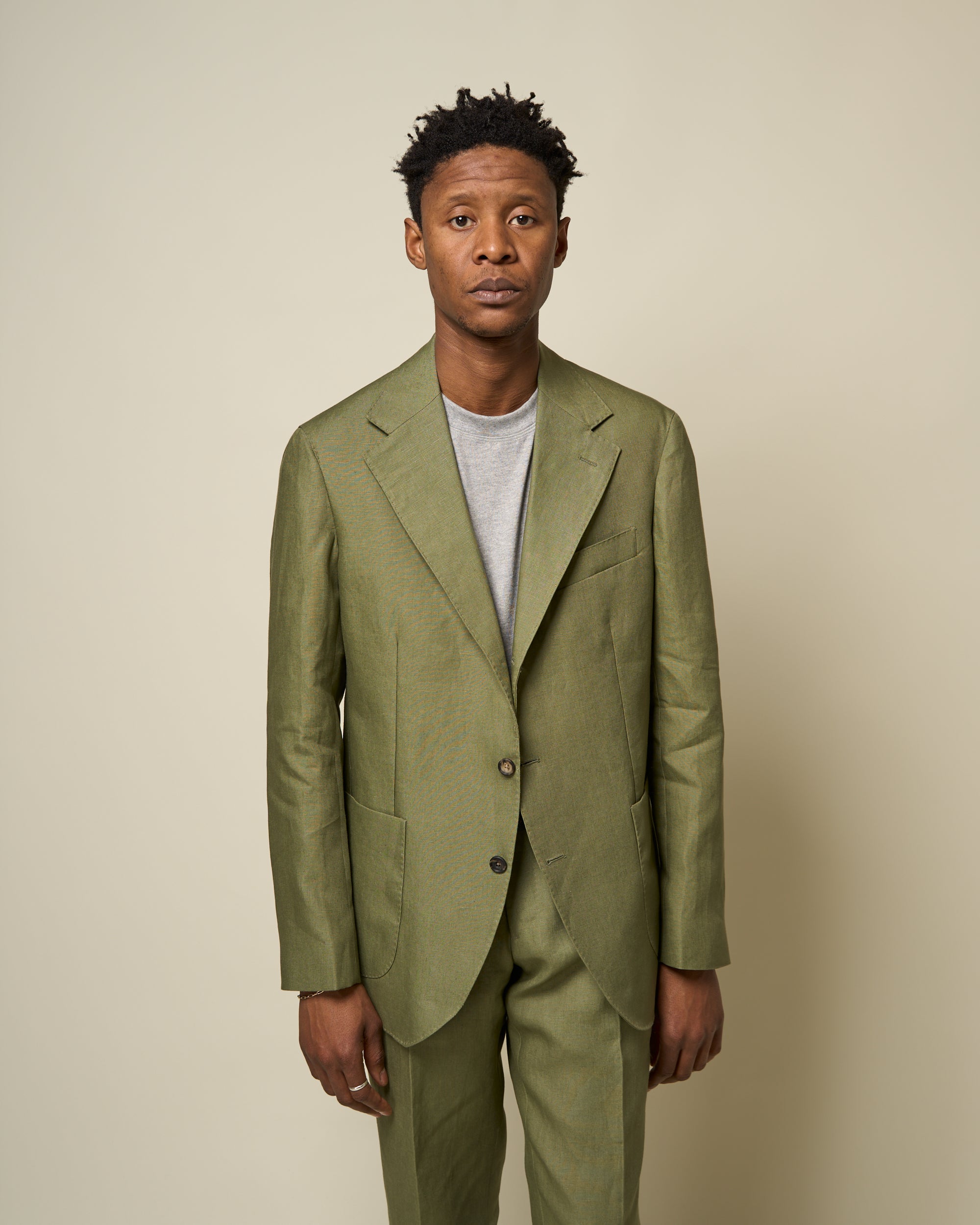 Sport Jacket - Sage Green Linen Natalino Sport Jacket - Sage Green Linen Natalino