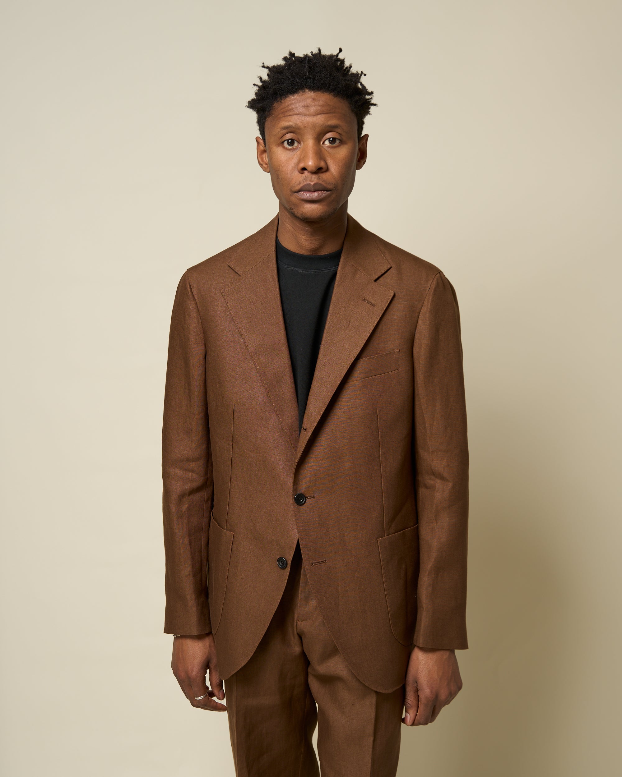 Sport Jacket - Tobacco Brown Linen Natalino Sport Jacket - Tobacco Brown Linen Natalino