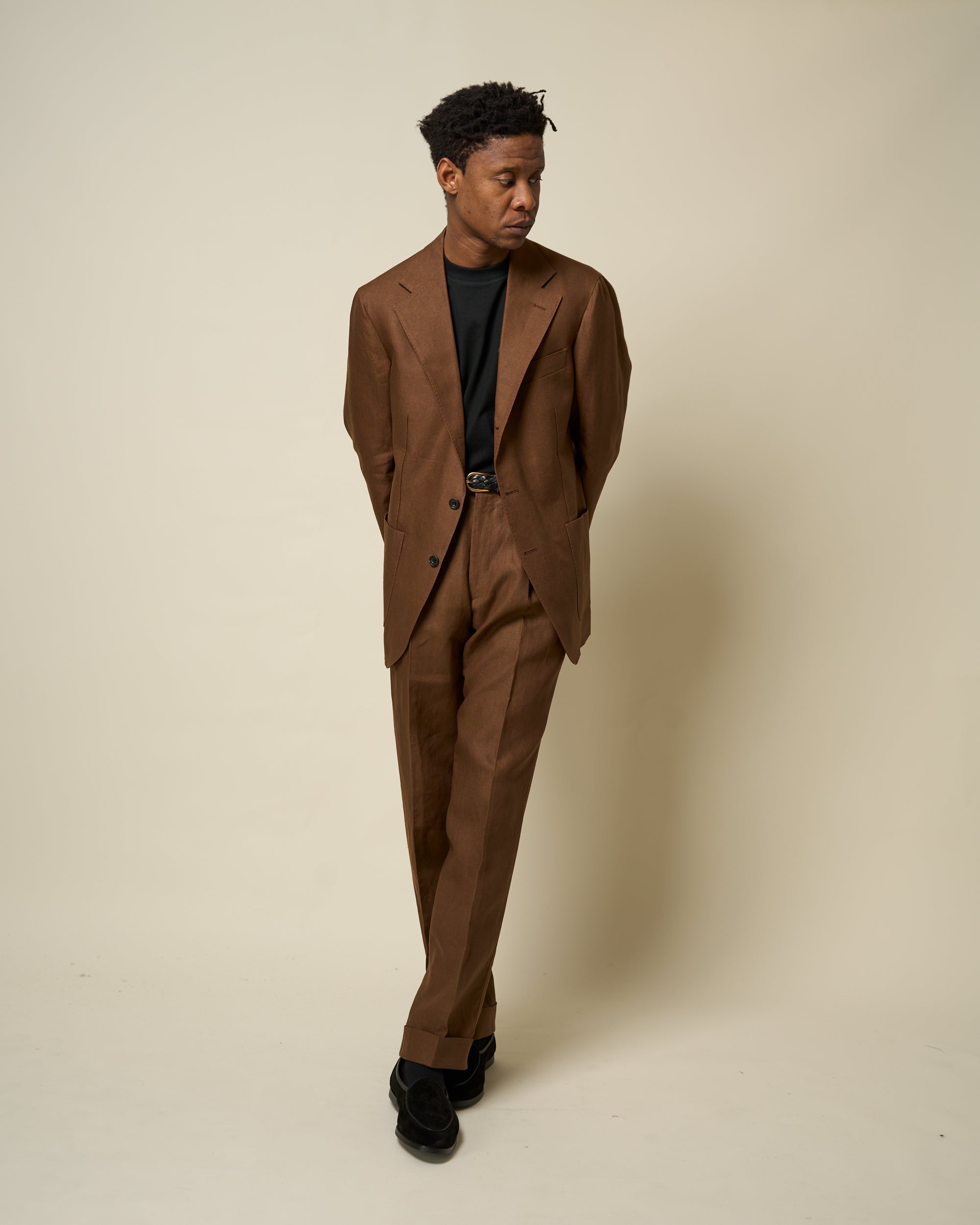 Sport Jacket - Tobacco Brown Linen Natalino Sport Jacket - Tobacco Brown Linen Natalino