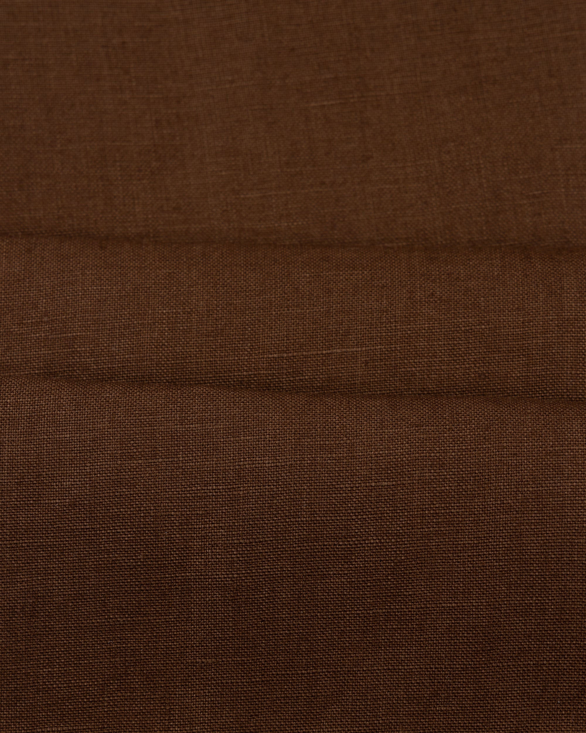 Single Pleat Trouser - Tobacco Brown Linen