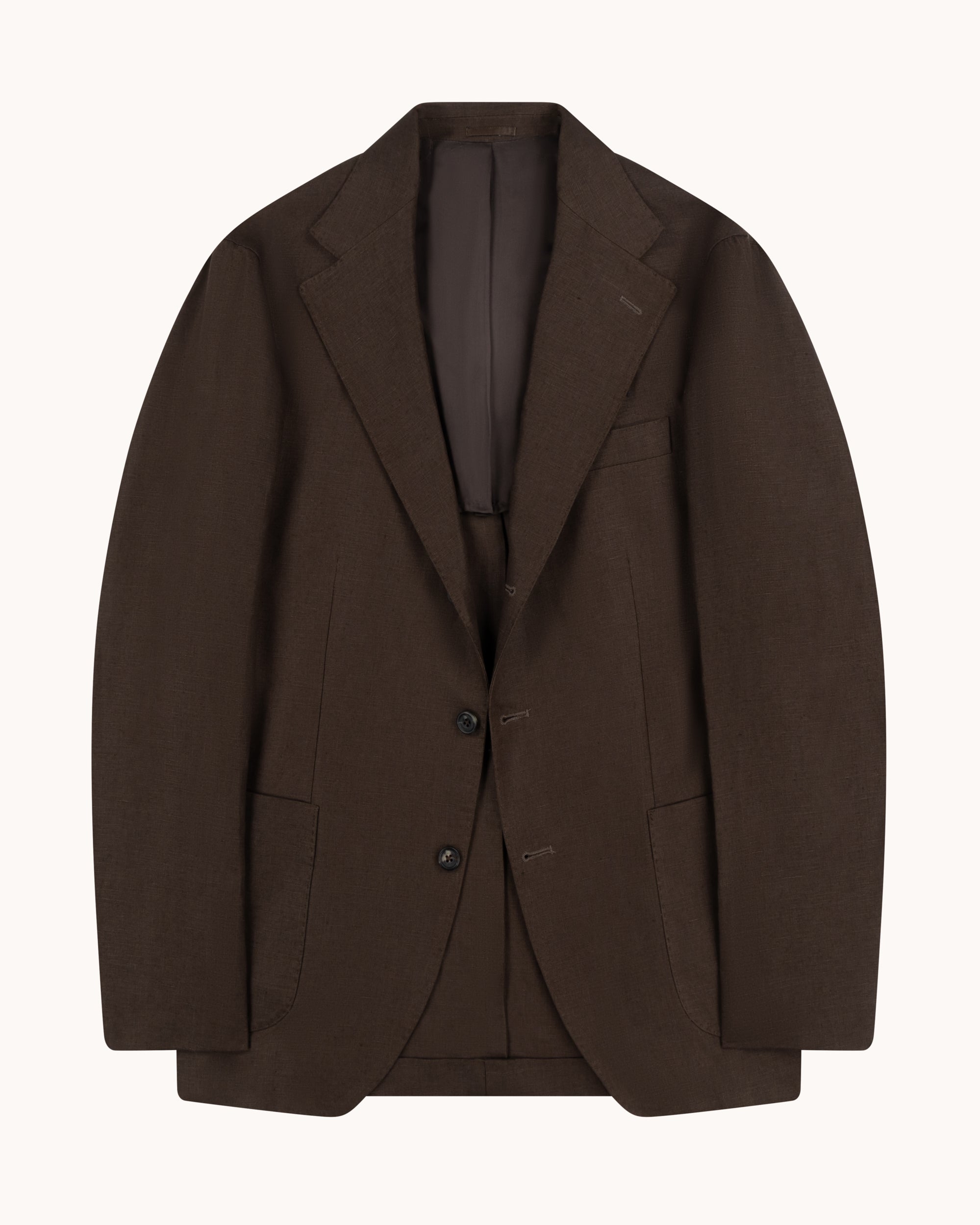 Sport Jacket - Dark Brown Linen