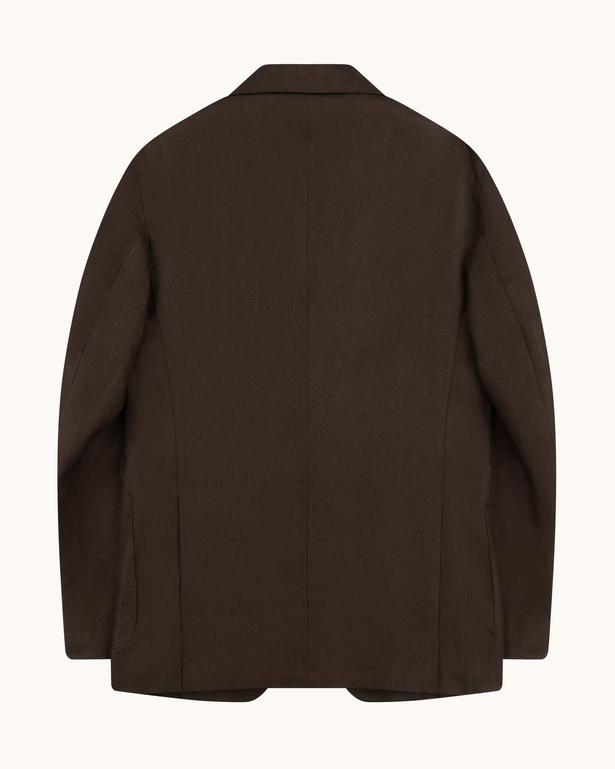 Sport Jacket - Dark Brown Linen